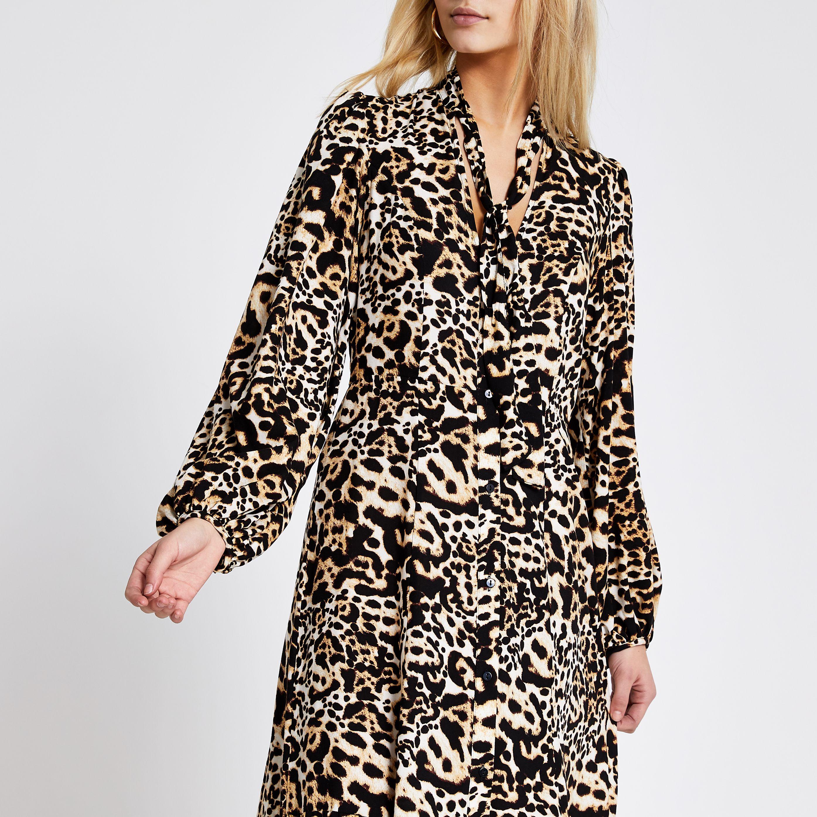 River Island Synthetic Leopard Print 