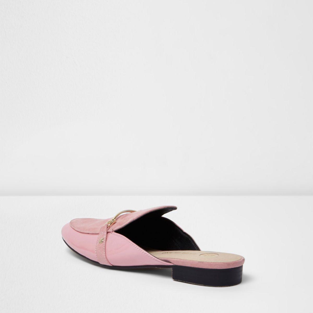river island backless loafers