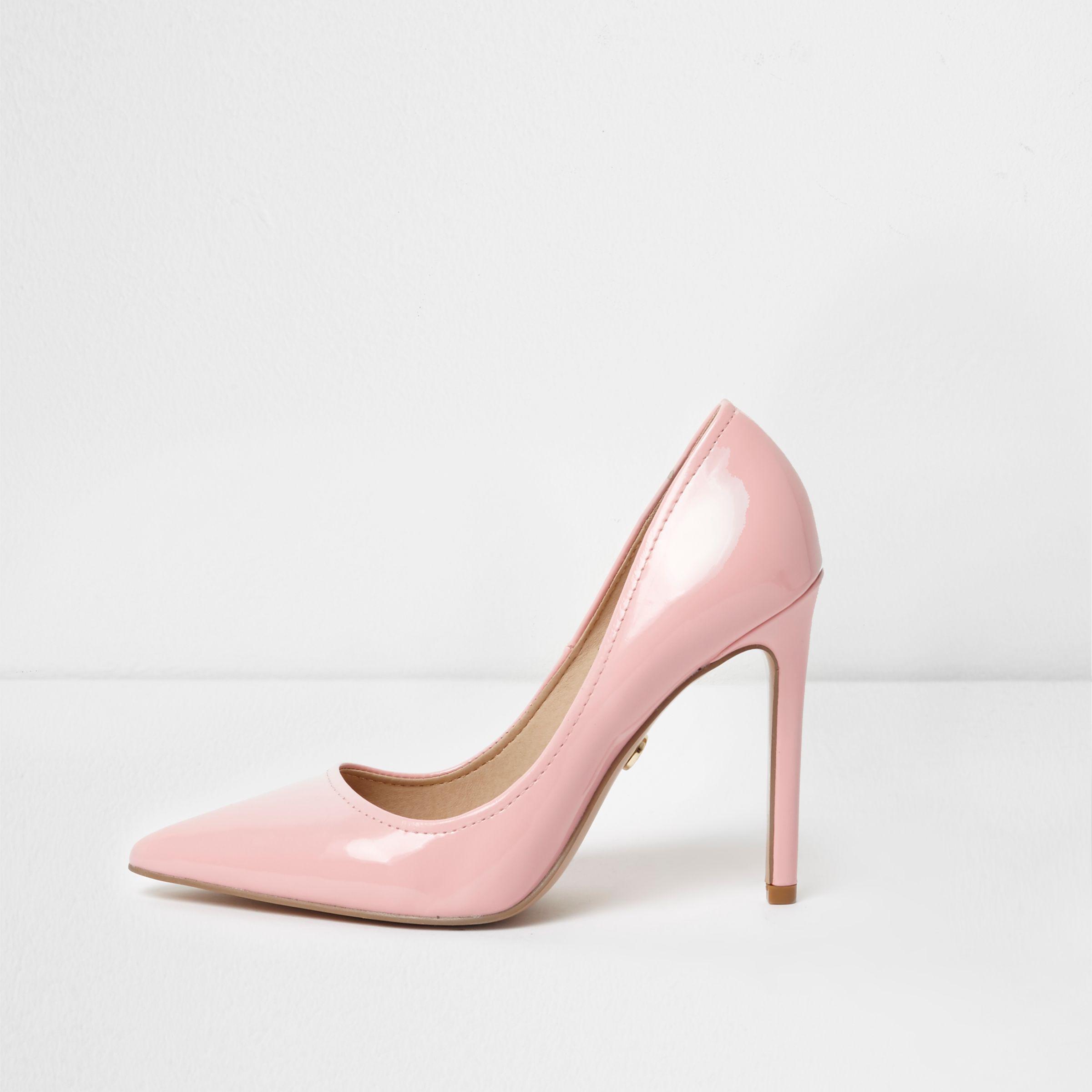 Baby pink court shoes deals