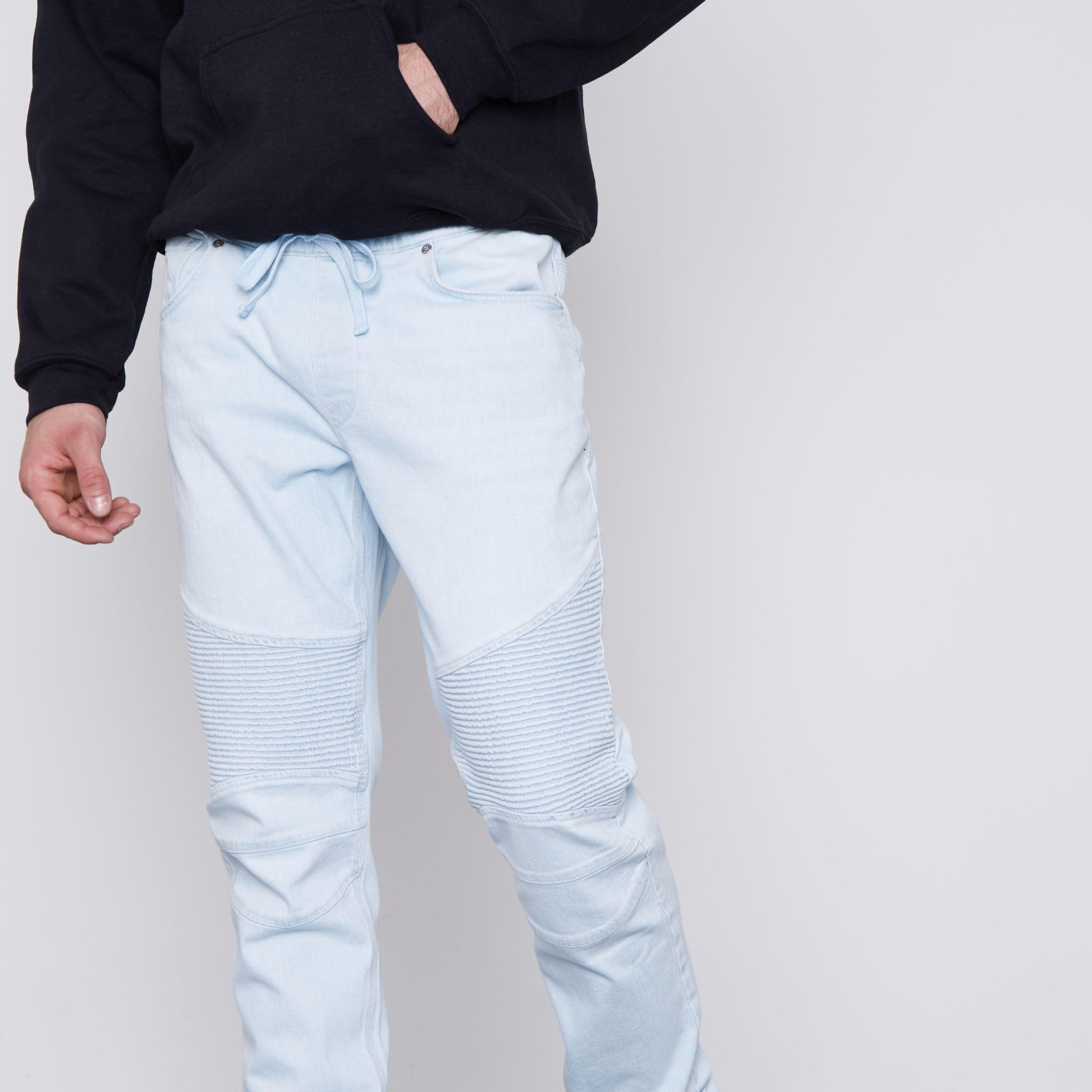 biker jogger jeans