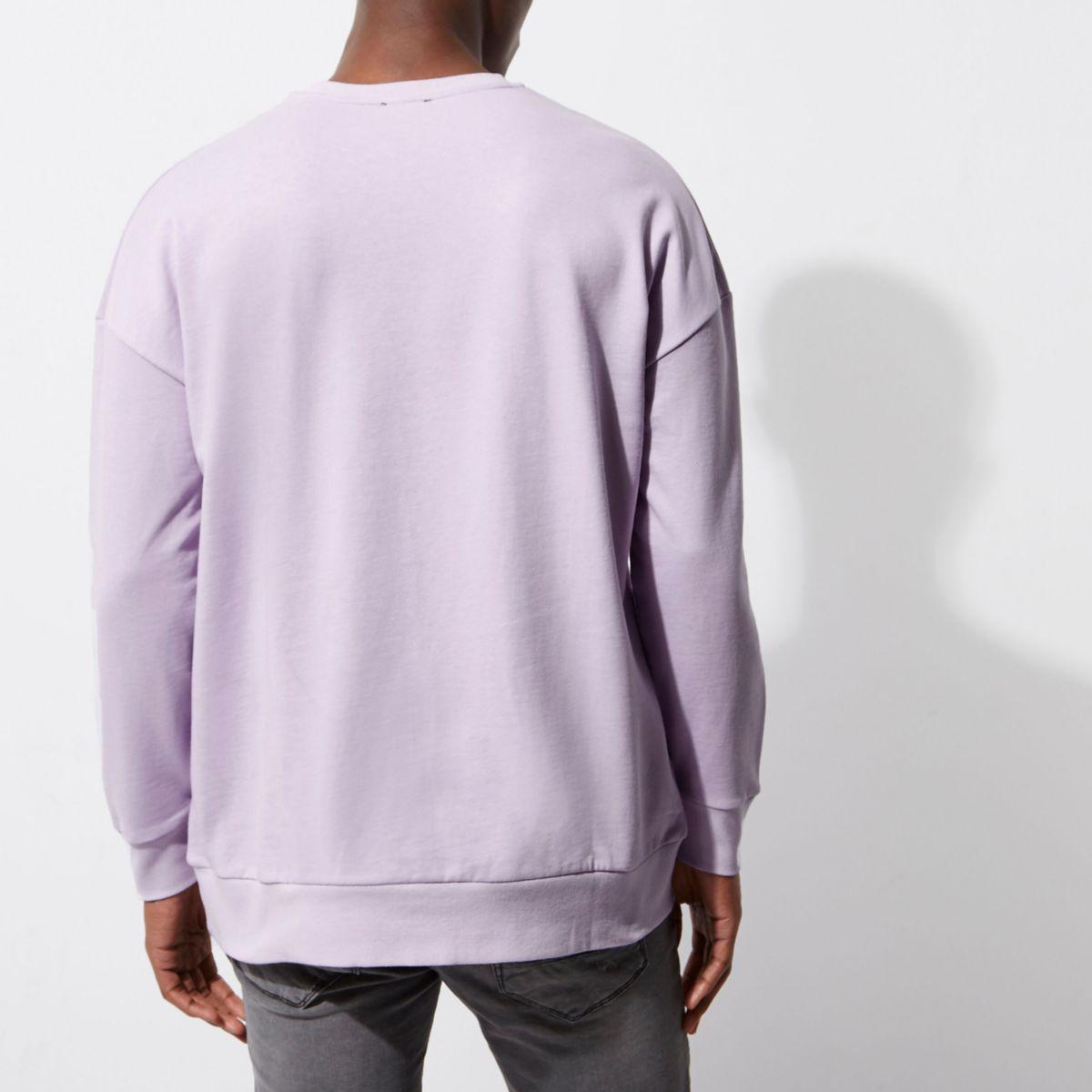 light purple sweatshirt