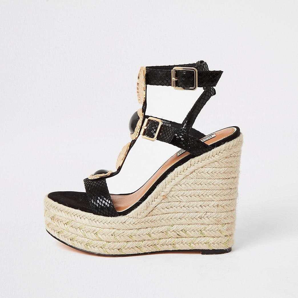 River island ladies wedge sandals Clearance