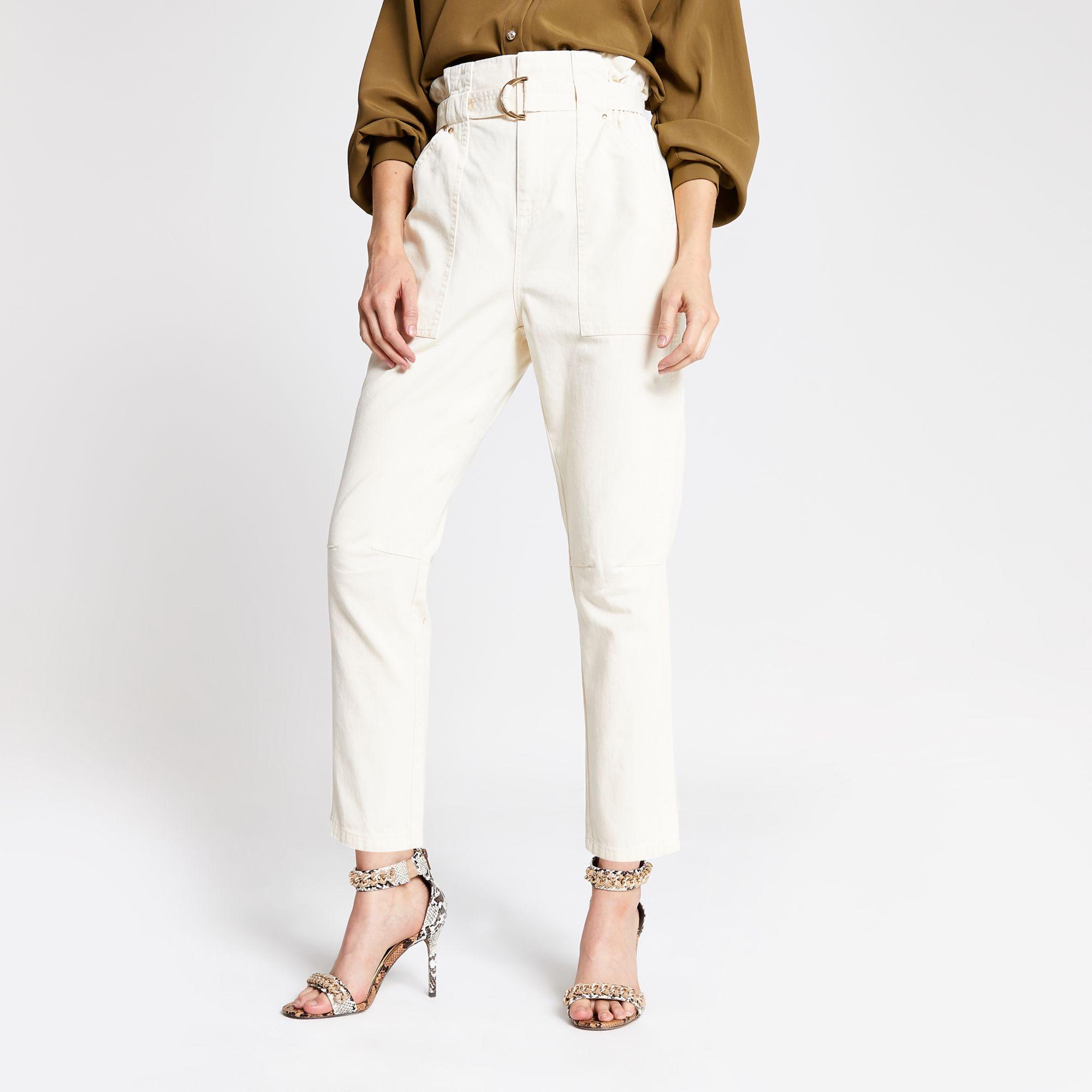 River island paperbag trousers Outlet