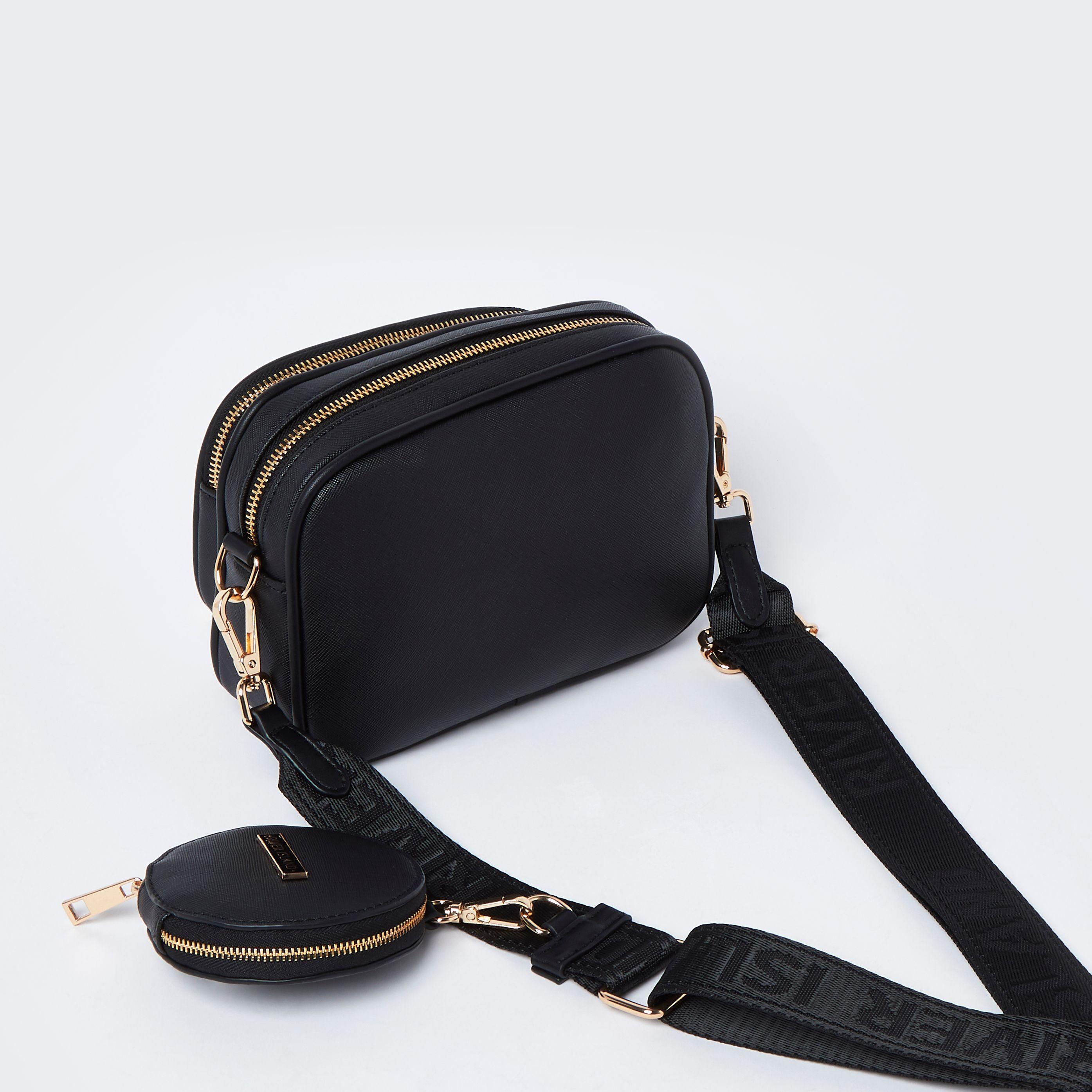 River Island Ri Camera Bag With Mini Pouch in Black Lyst Australia