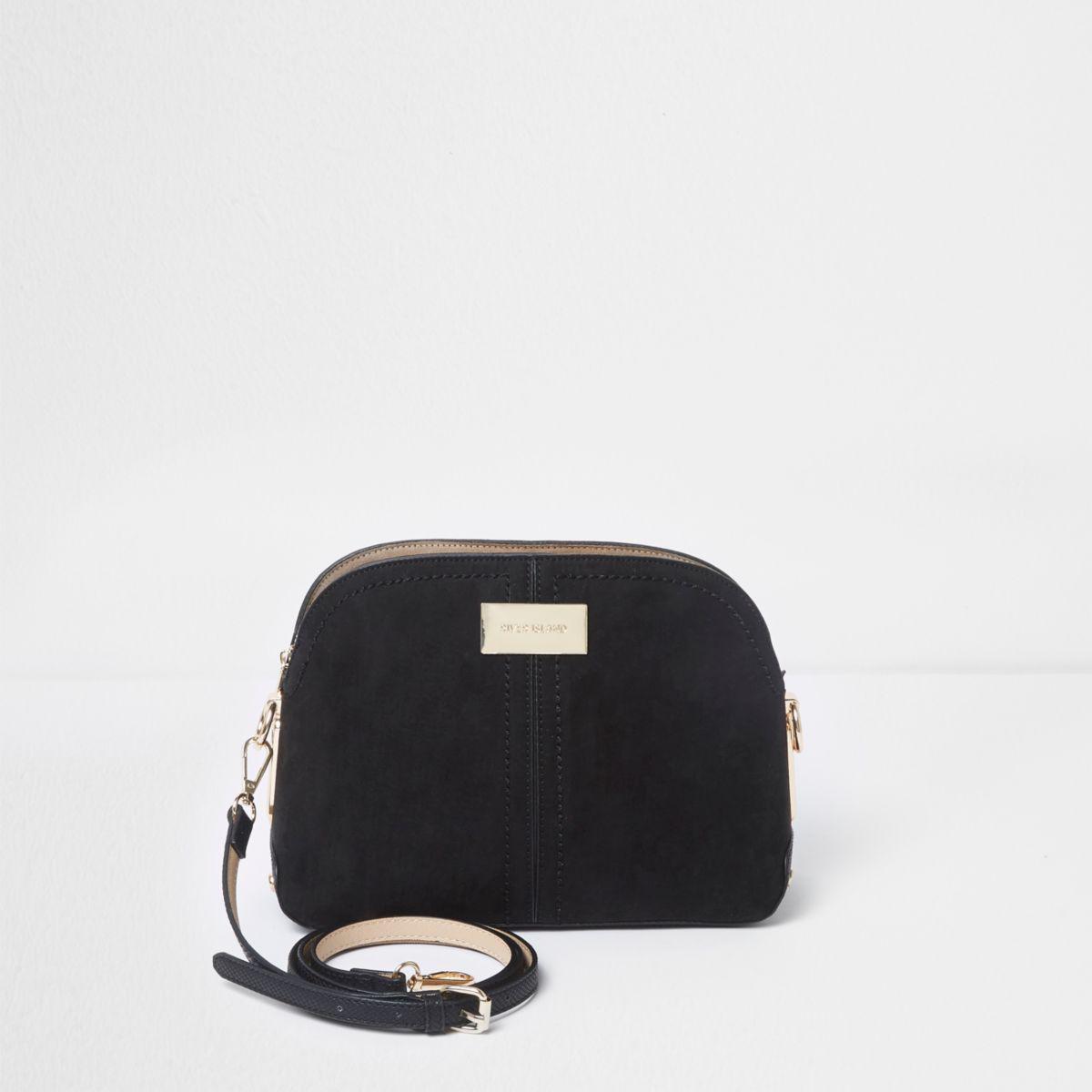 black kettle zip cross body bag