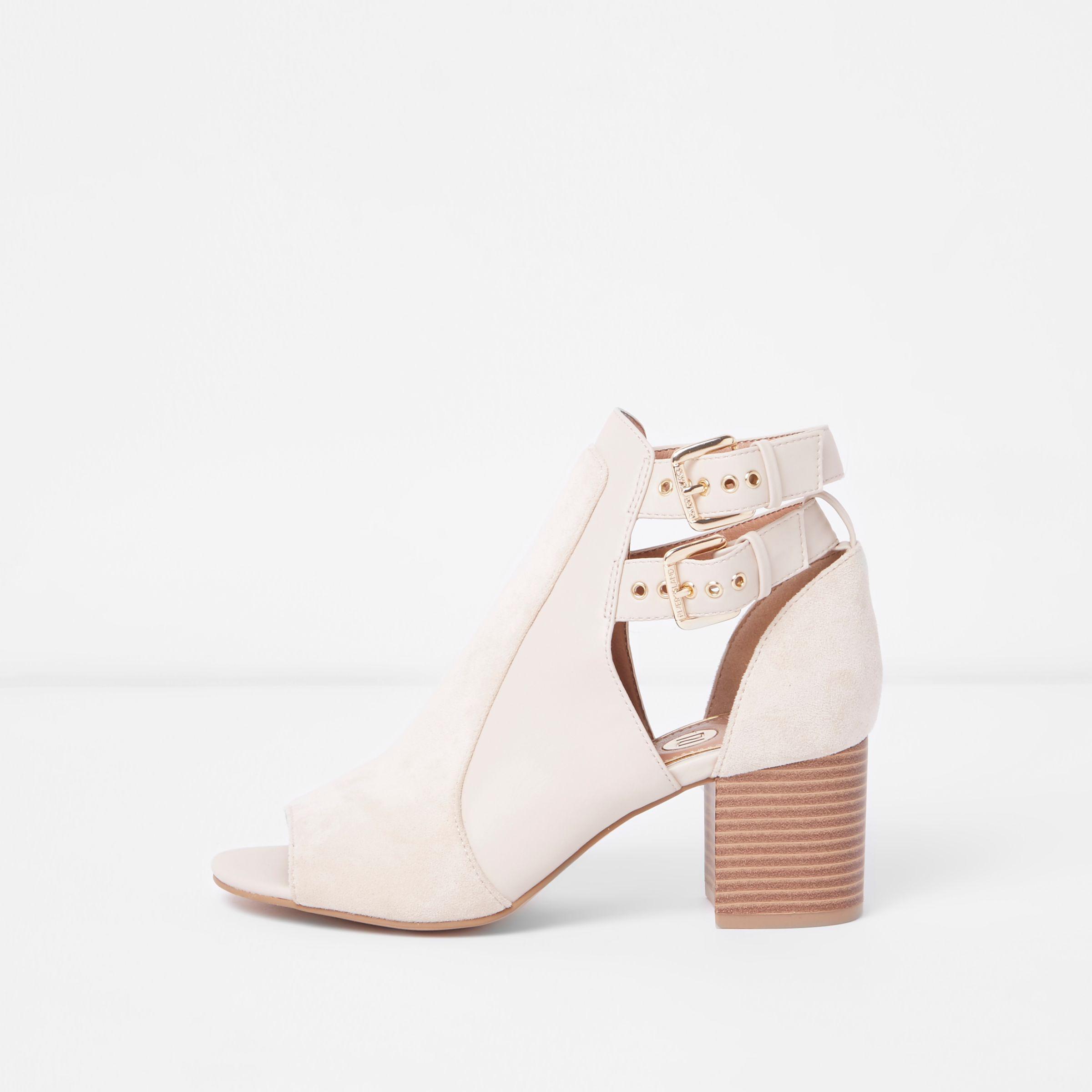 cream shoe boots