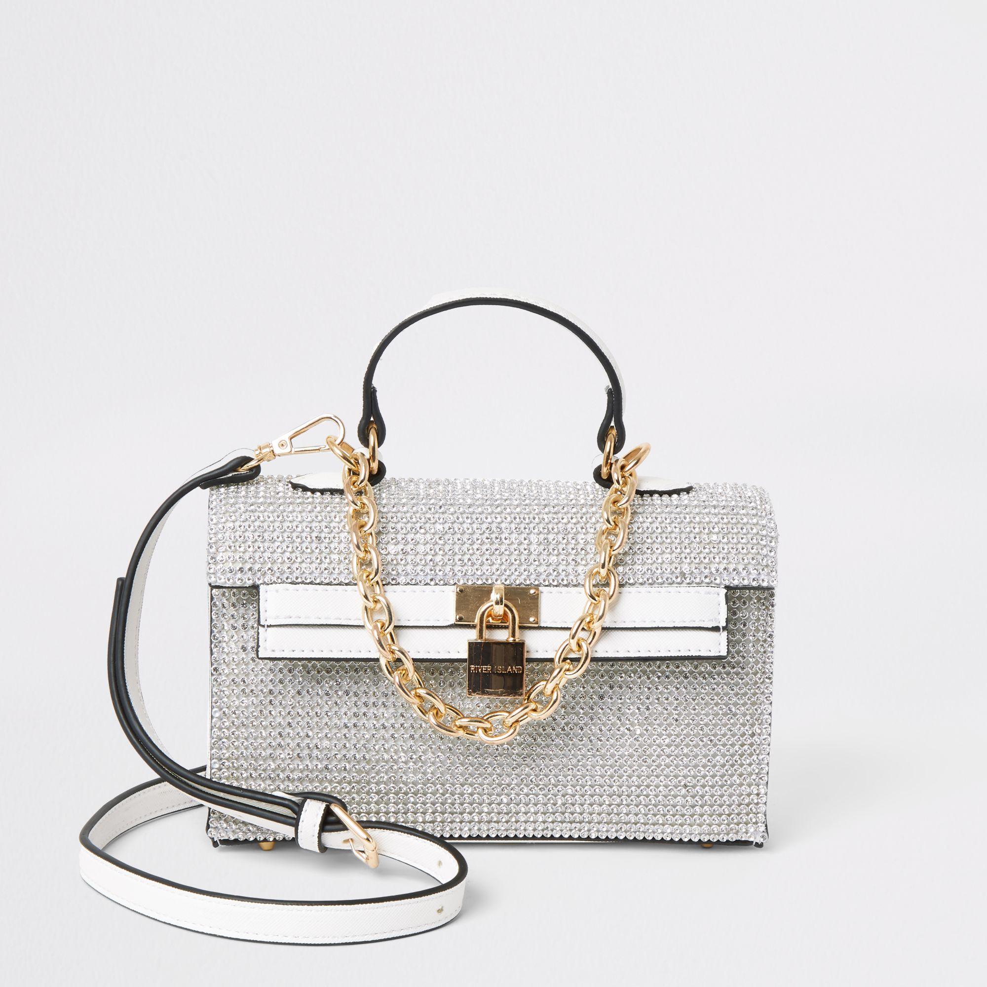small diamante bag