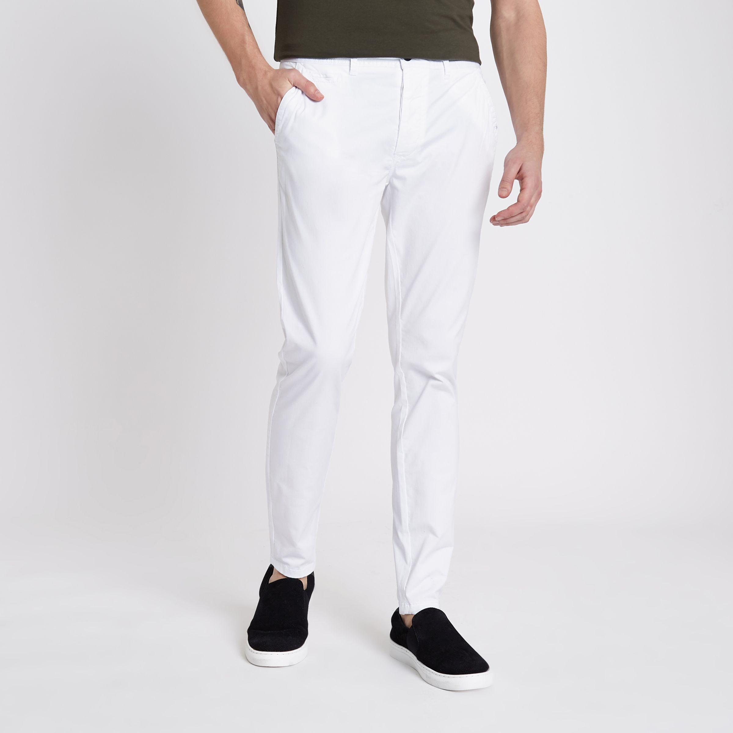 Super Skinny Stretch Chino Trousers 