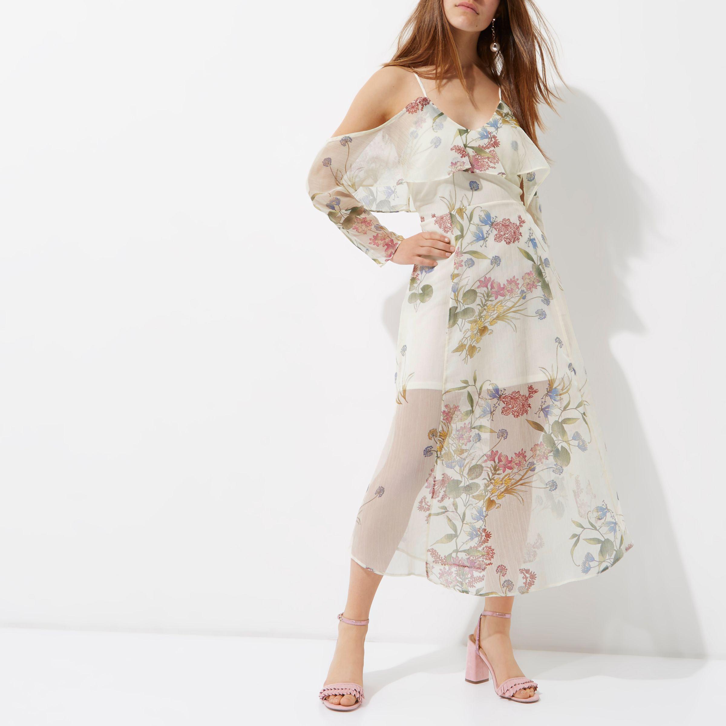 petite cold shoulder maxi dresses