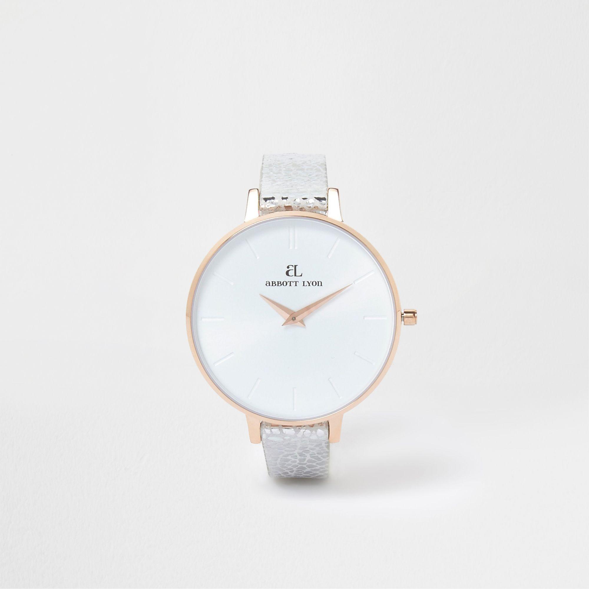 abbott lyon silver watch