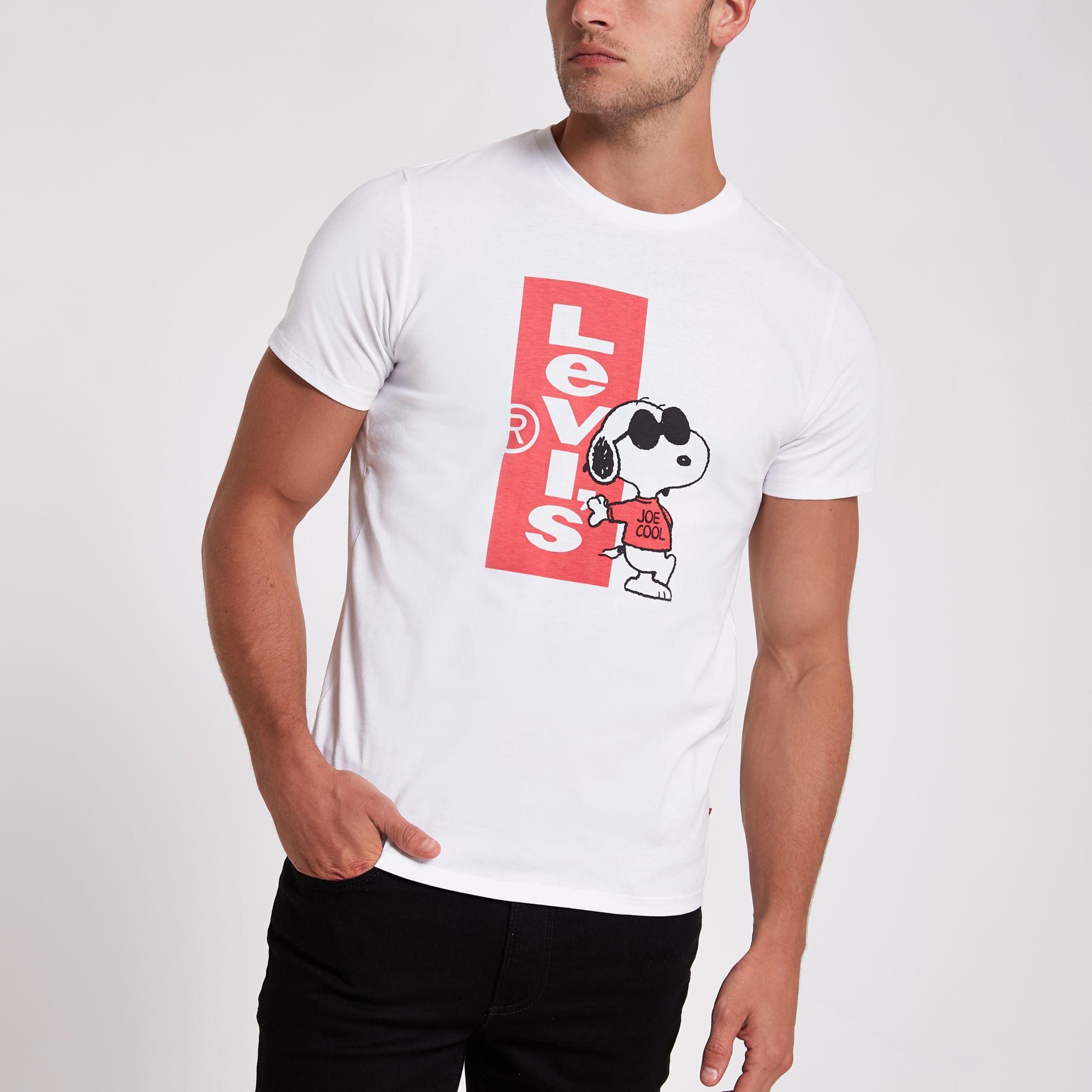 levis t shirt snoopy