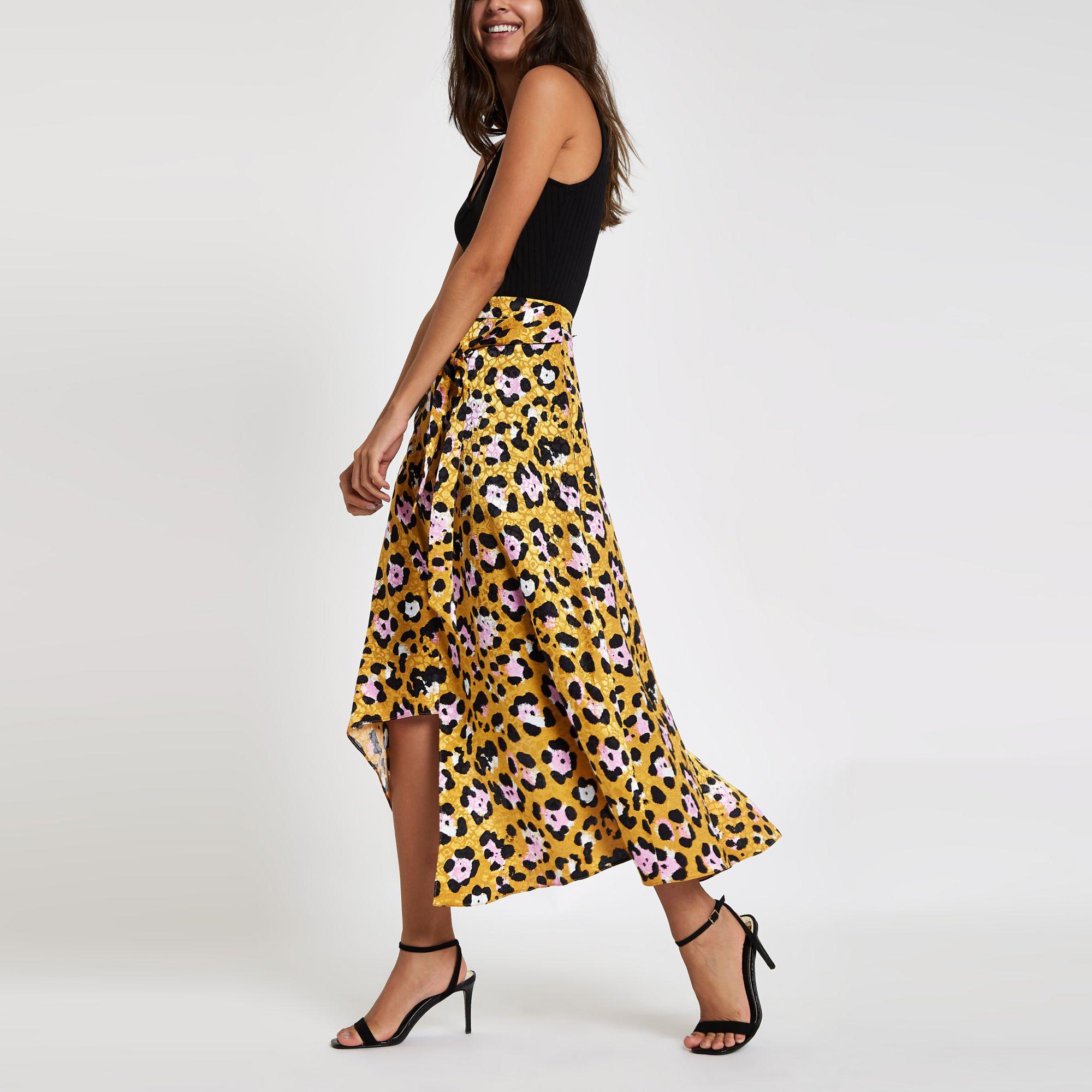 river island leopard print maxi dress
