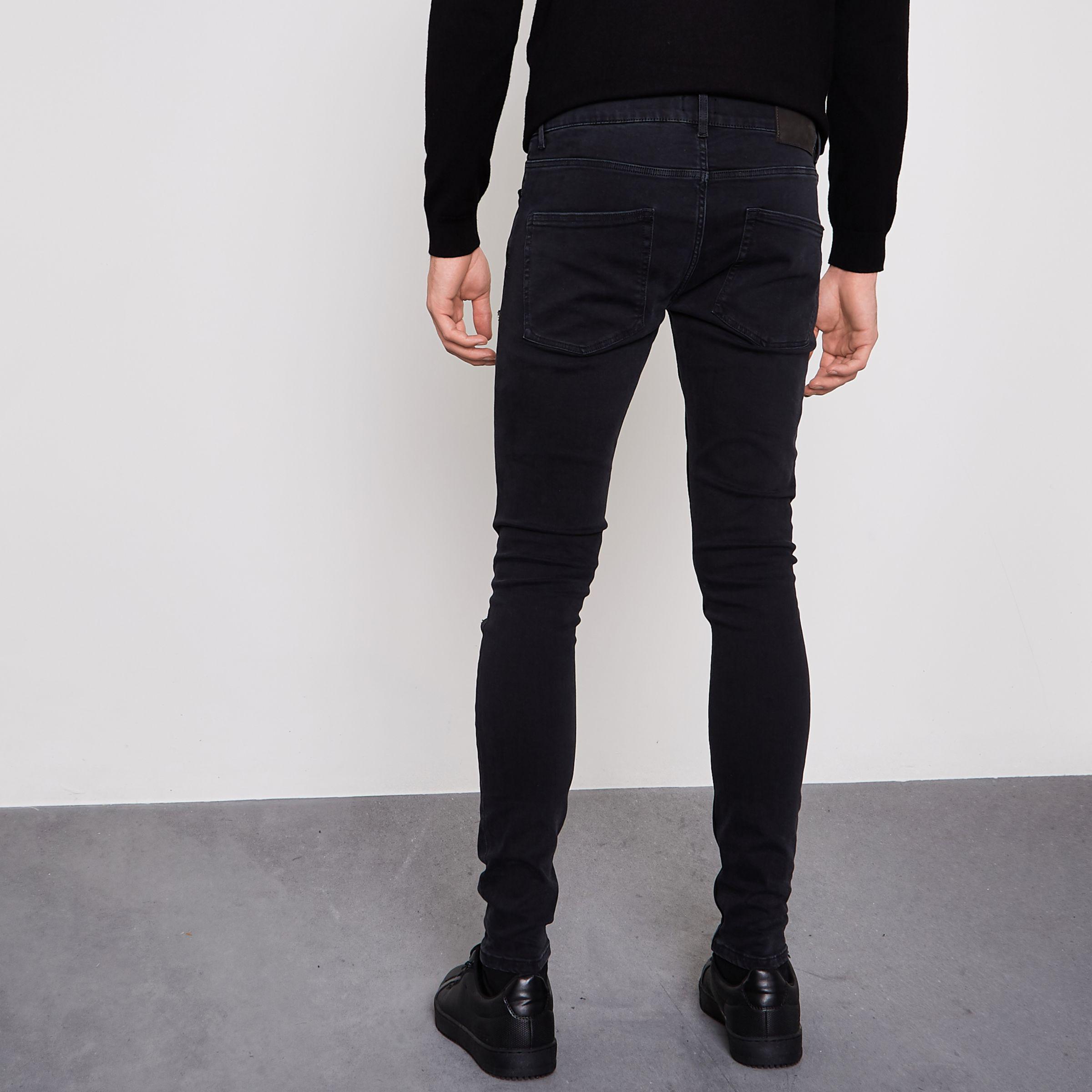 black ollie spray on skinny jeans