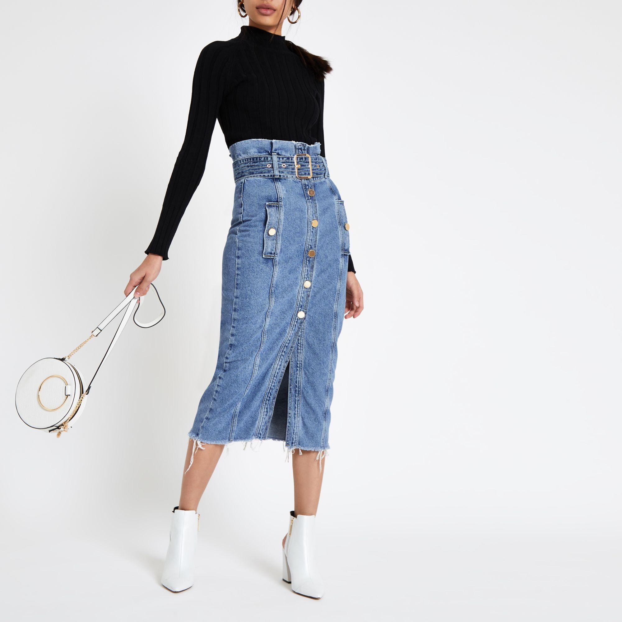 river island paperbag jeans