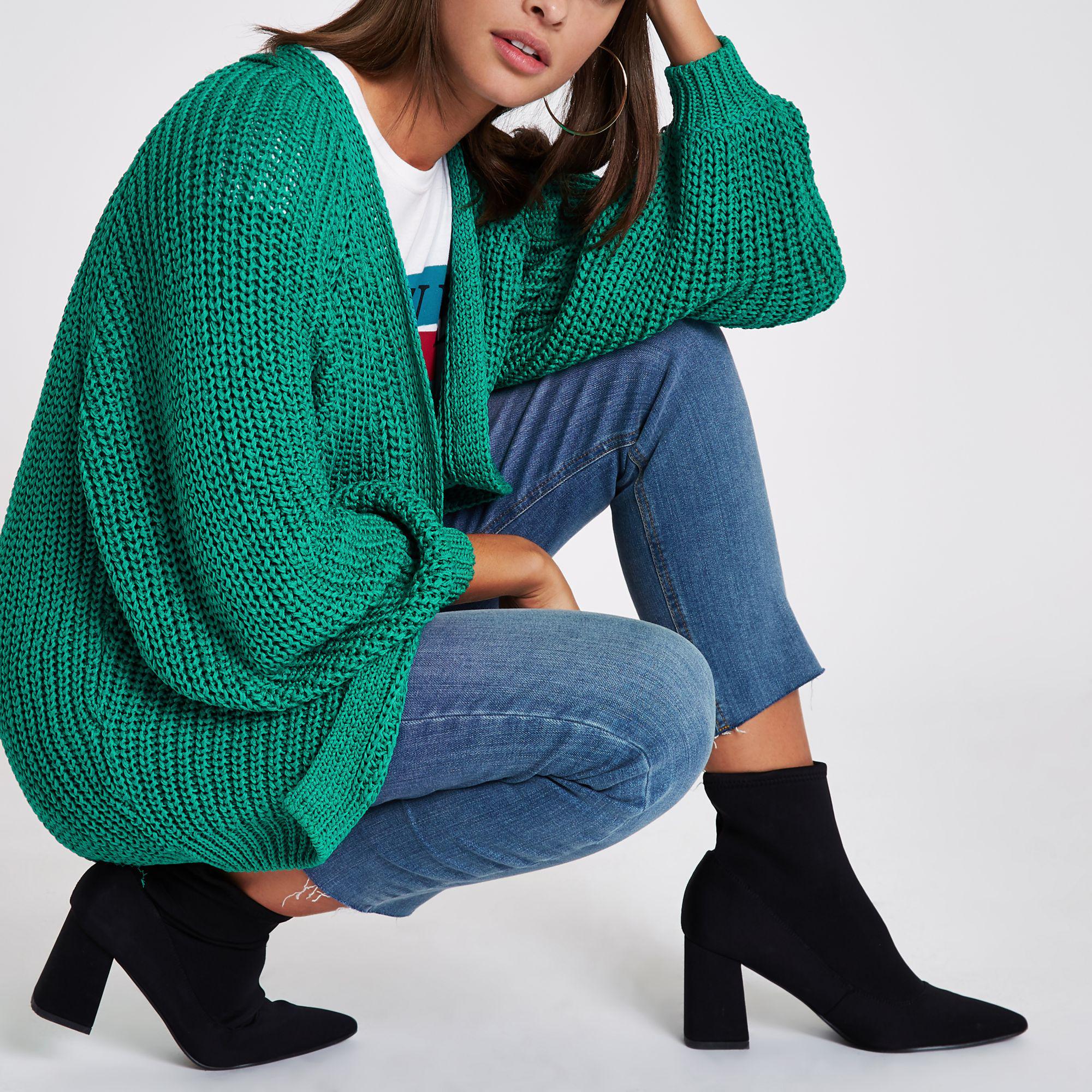 chunky knit cardigan river island