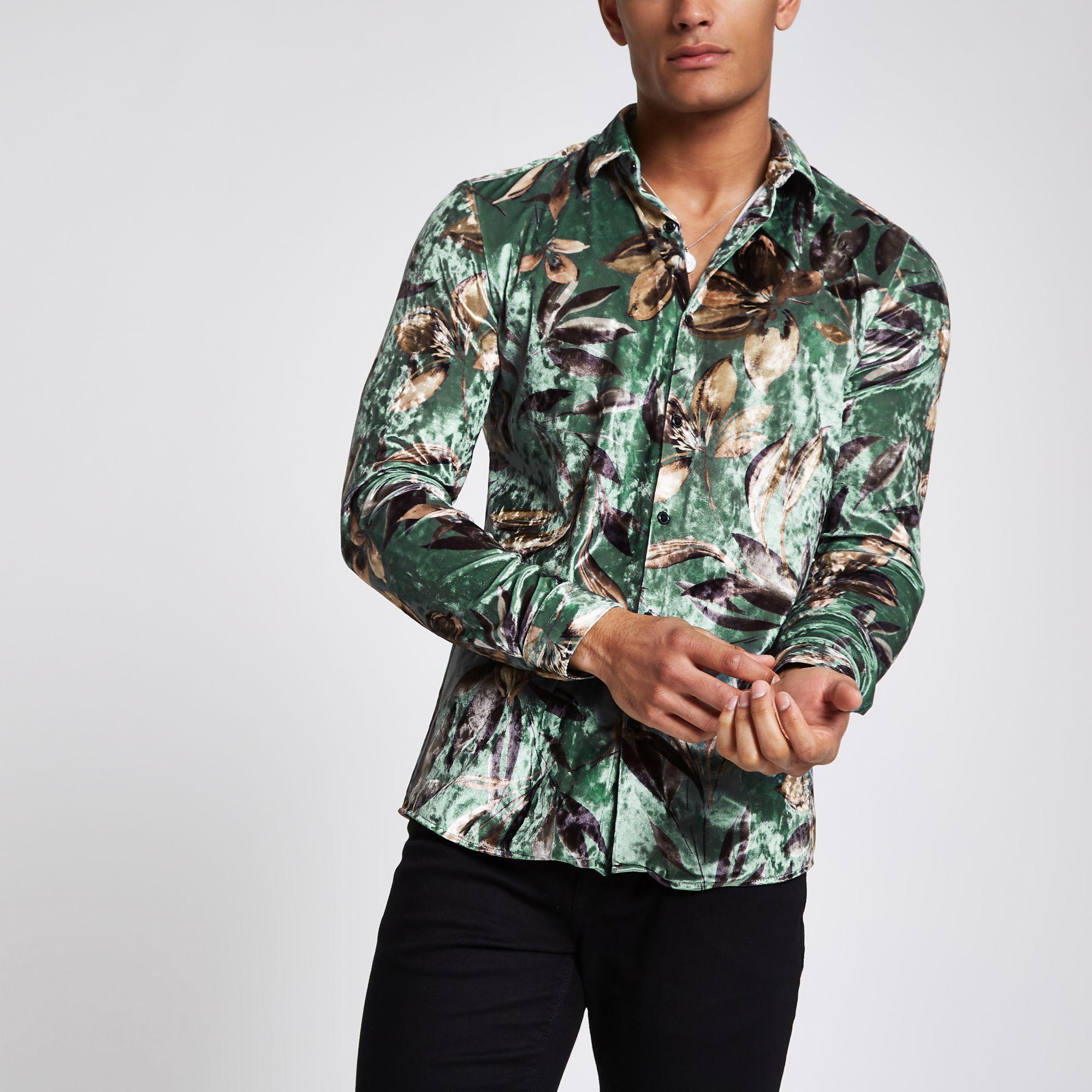 river island chain shirt