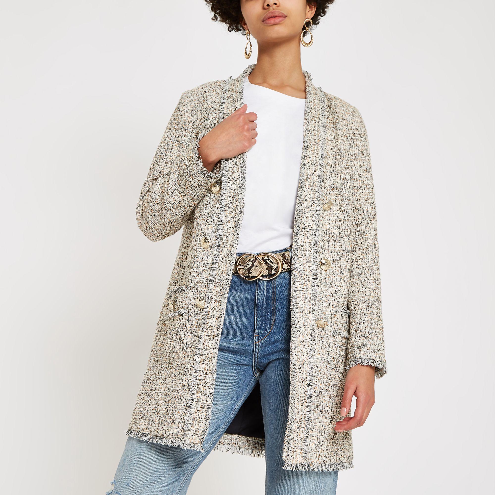 longline boucle coat