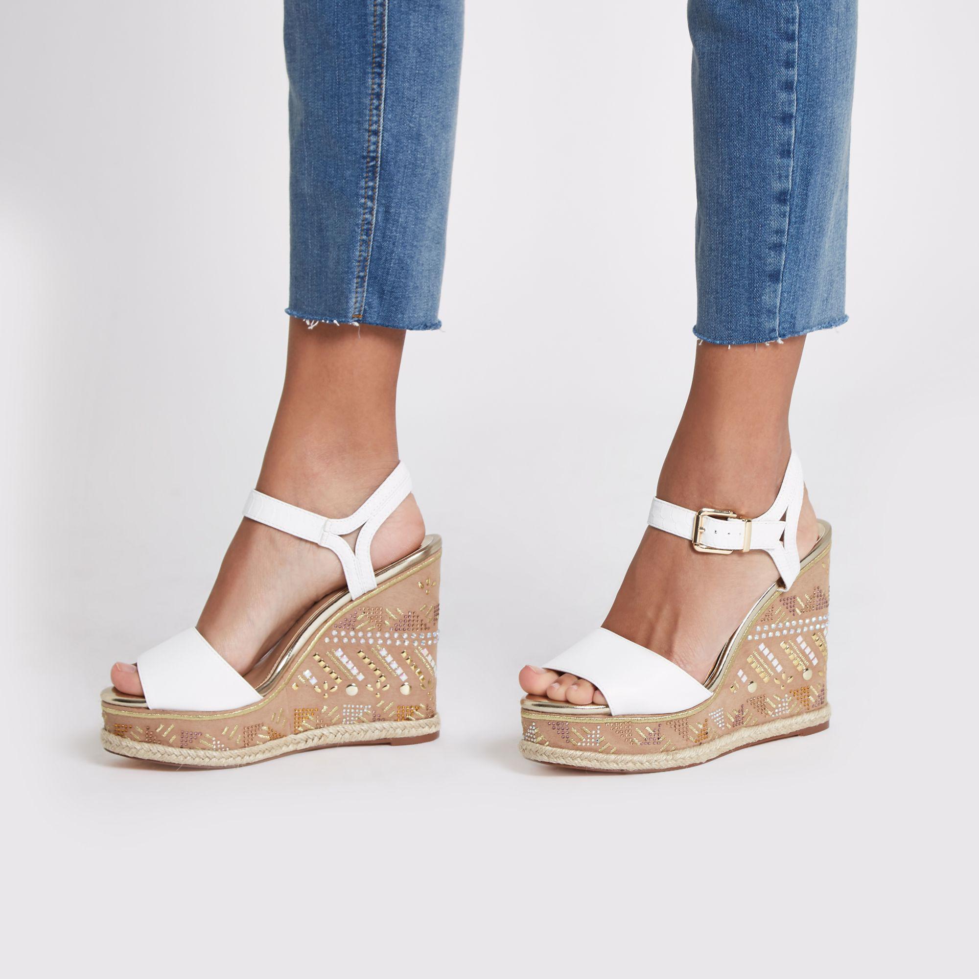 Buy river island wedge shoes> OFF67