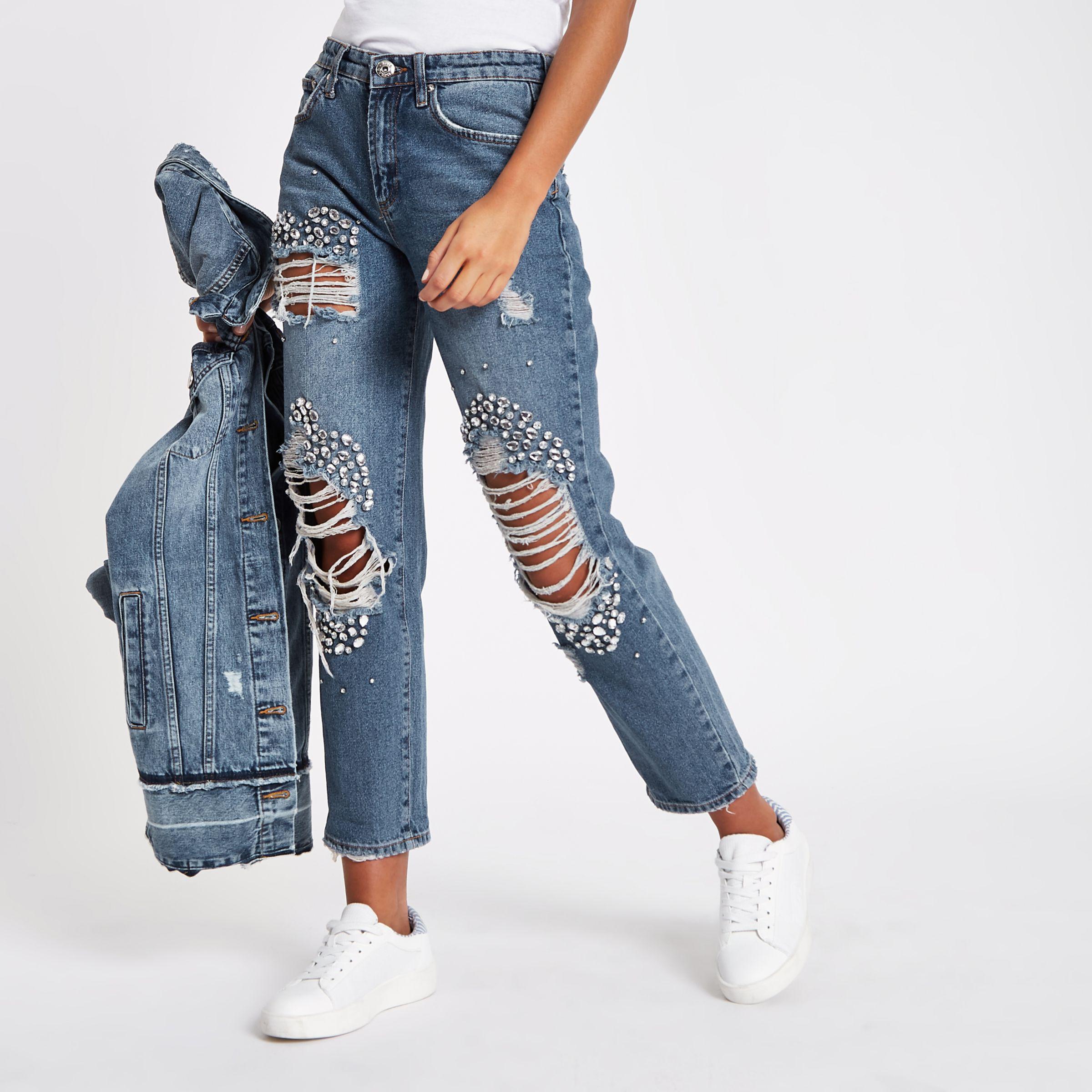 river island boyfriend jeans