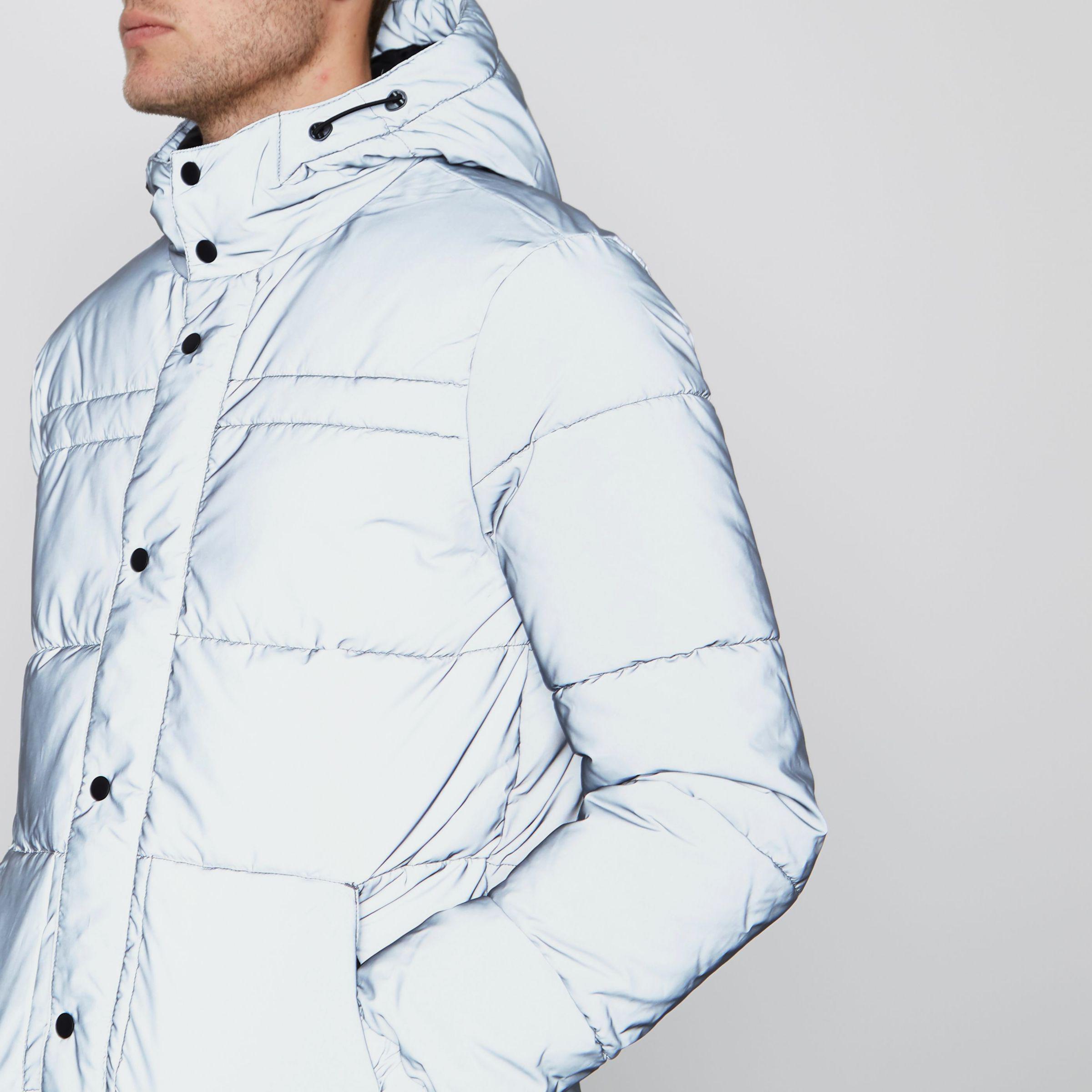 River Island Synthetic Jack & Jones Core Grey Reflective Jacket in Gray for  Men - Lyst