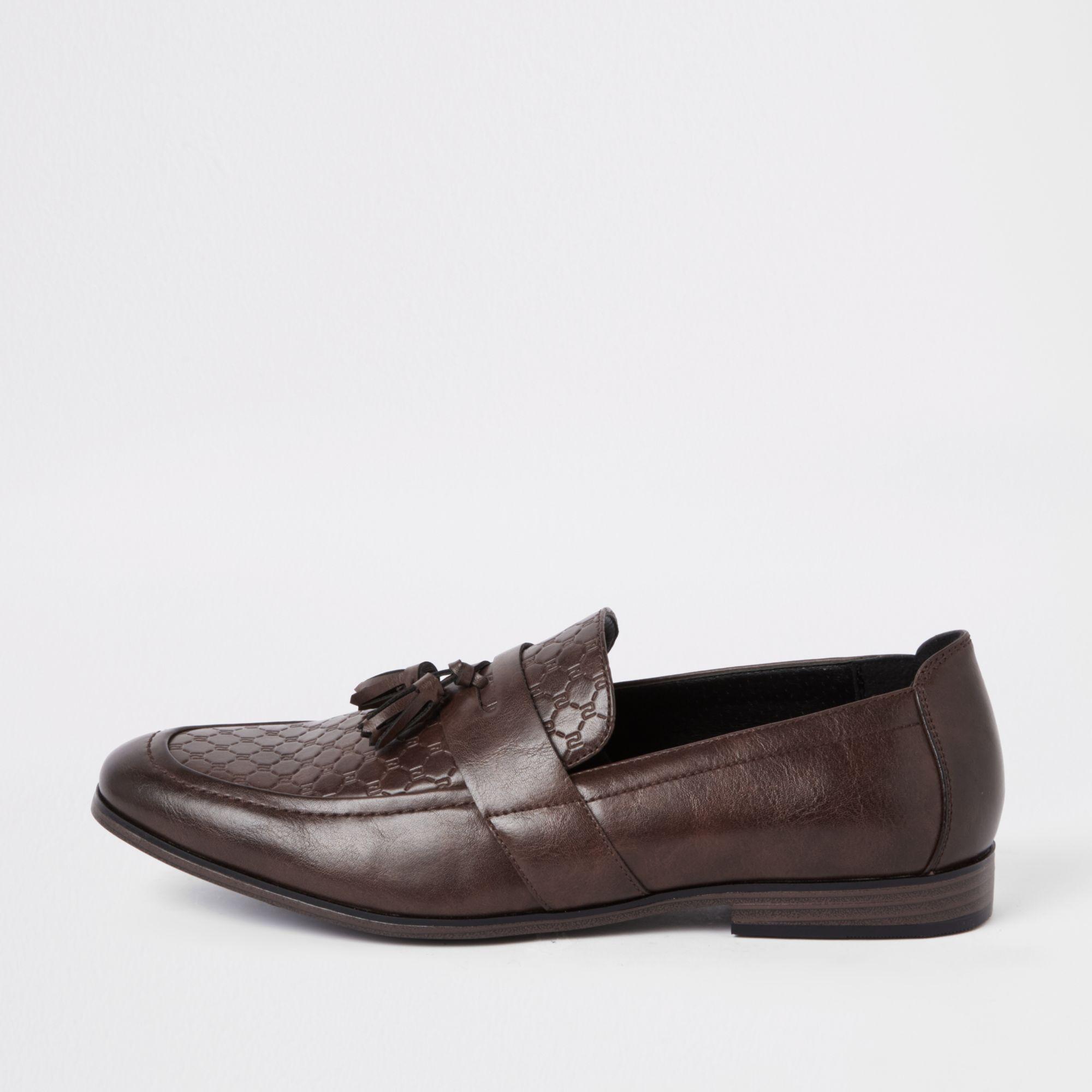 river island wide fit loafers