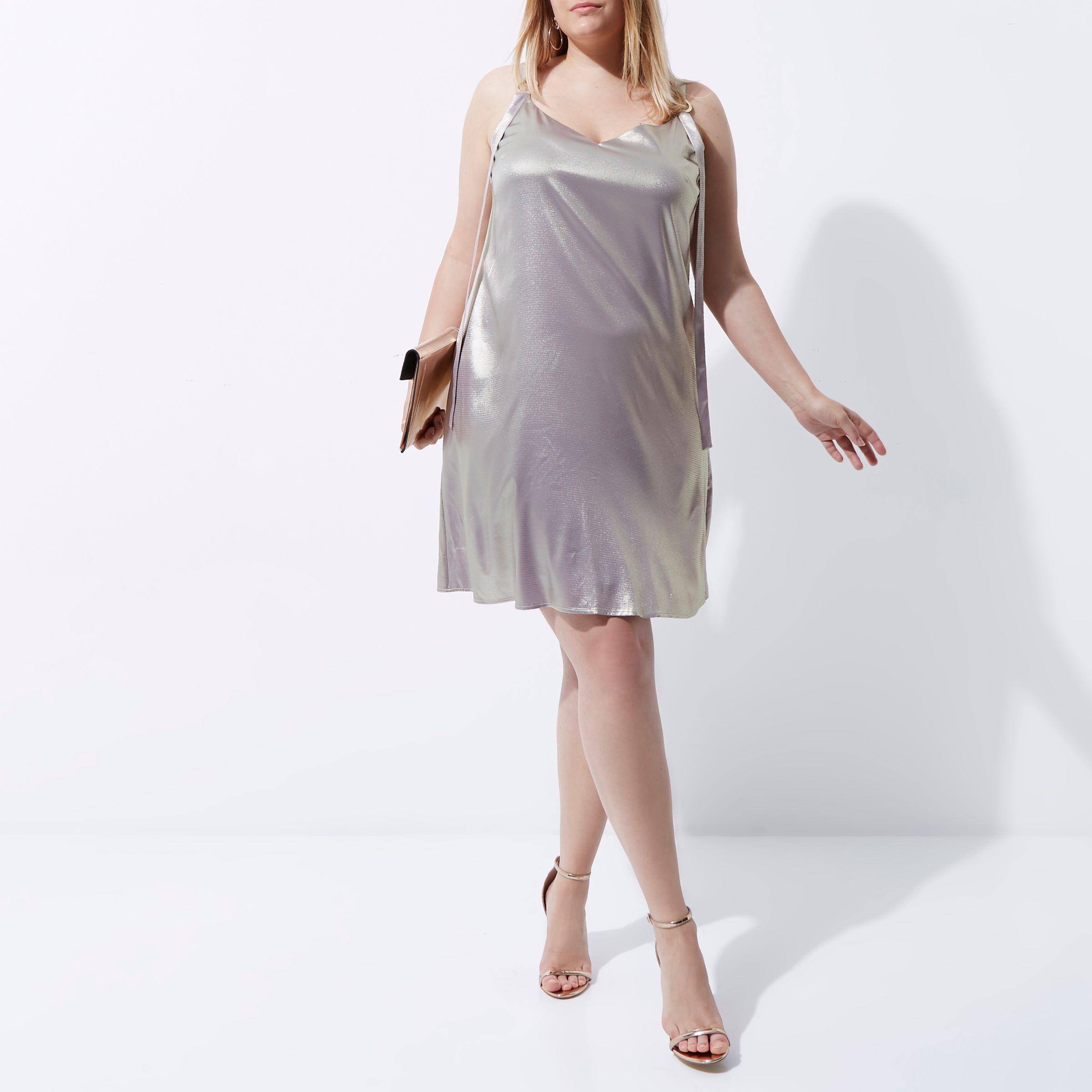 light purple slip dress