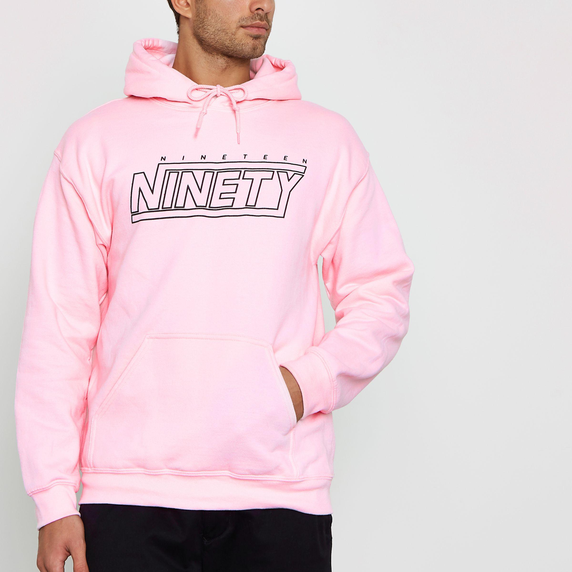 pink hoodie river island