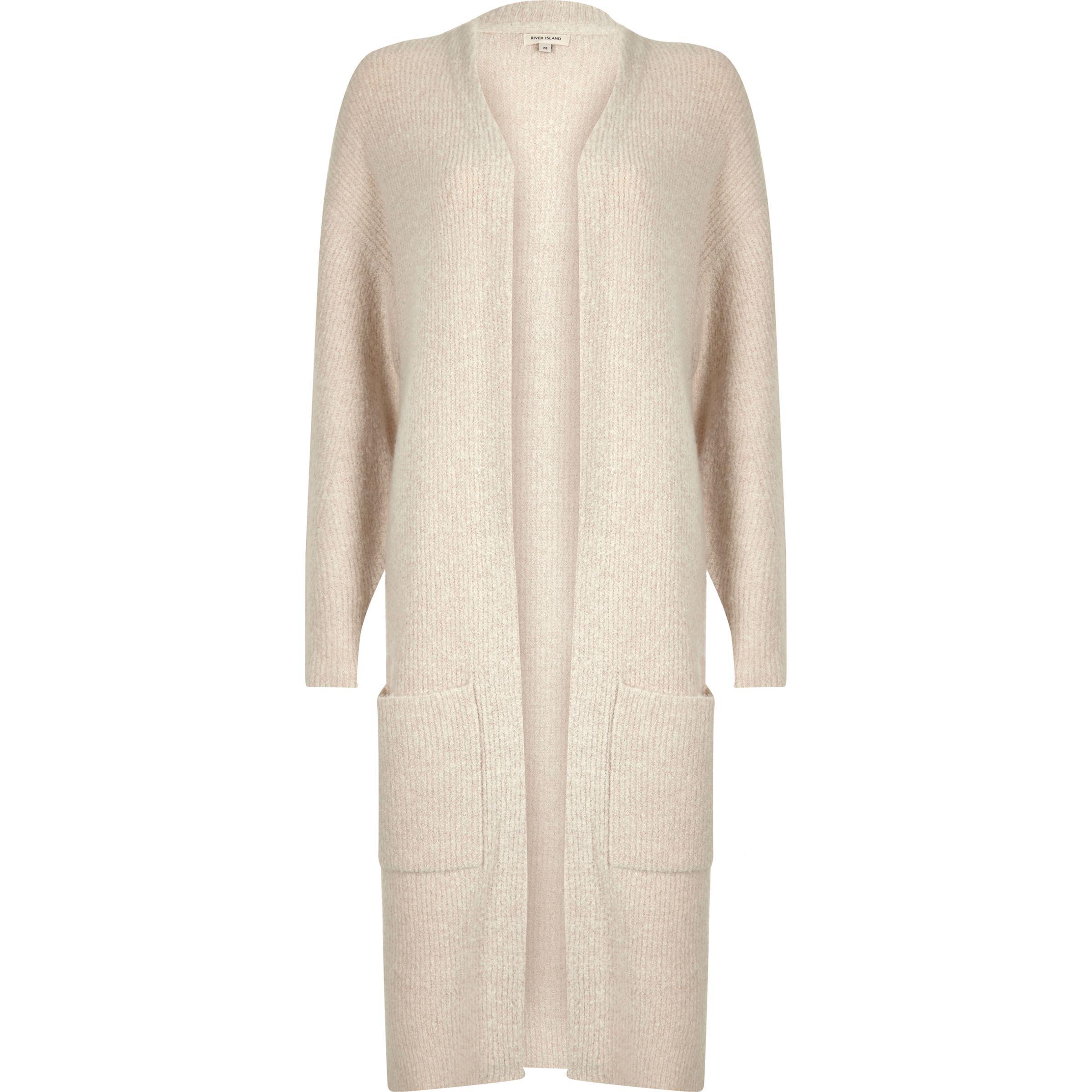 longline cream cardigan