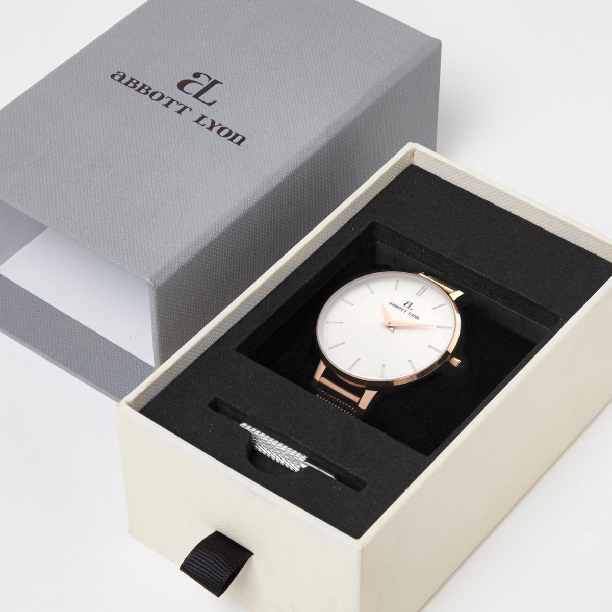 abbott lyon silver watch