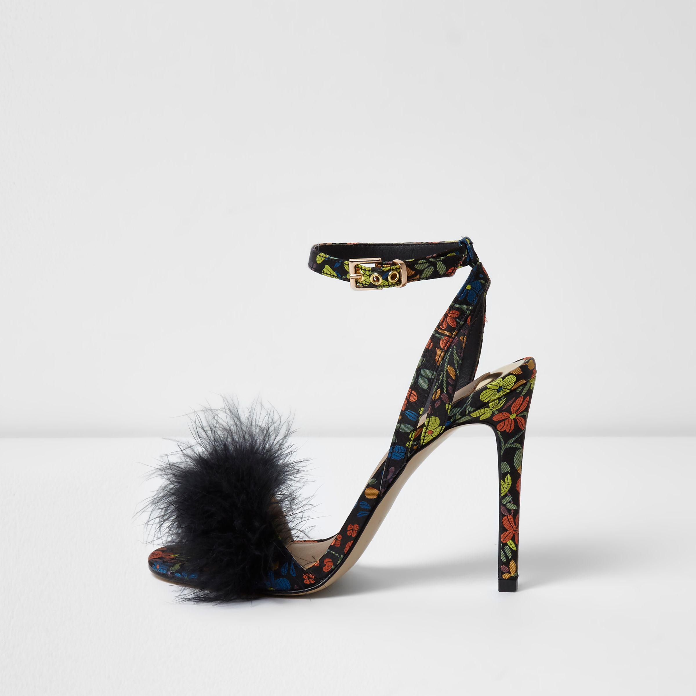 fluffy heels wide fit