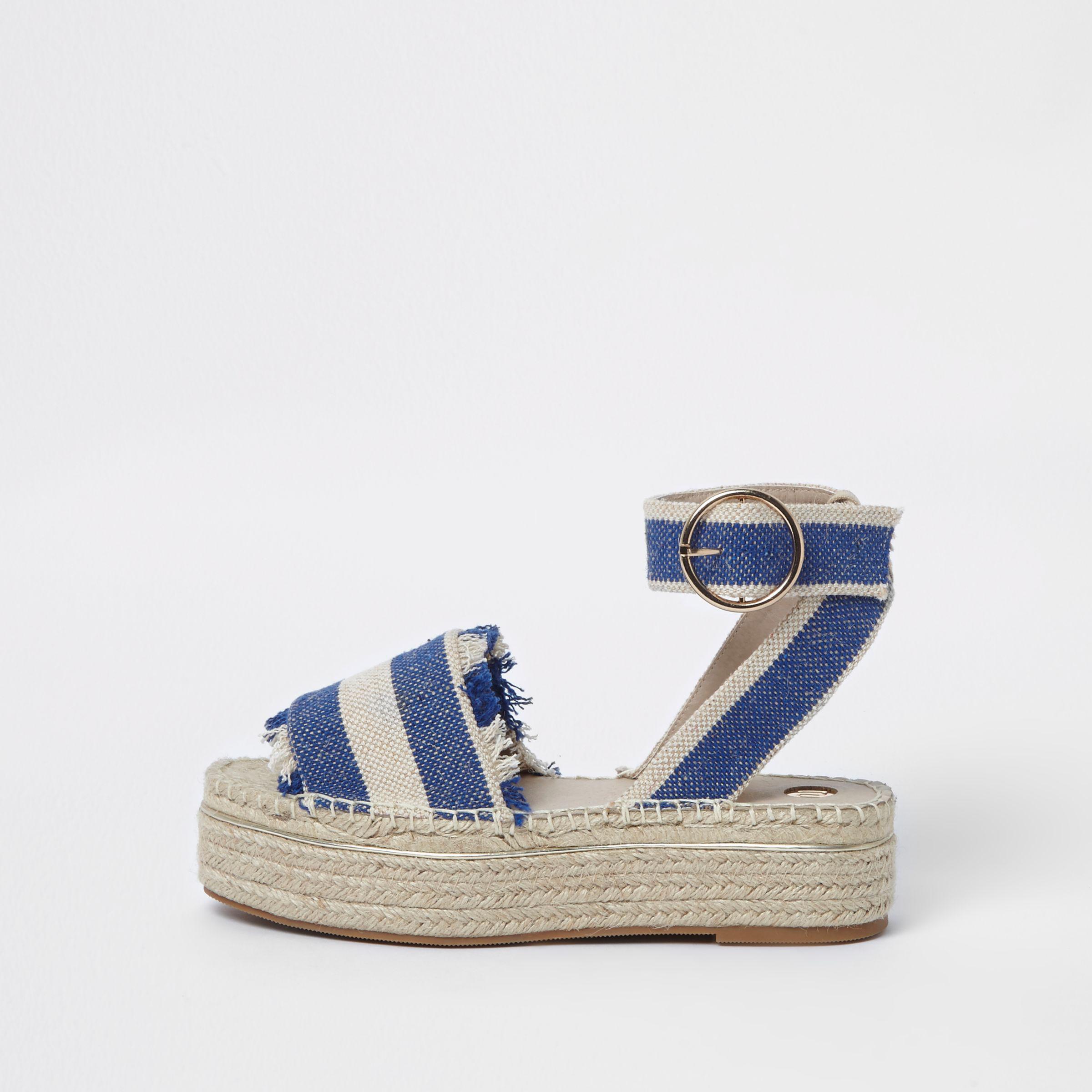 river island white studded espadrilles