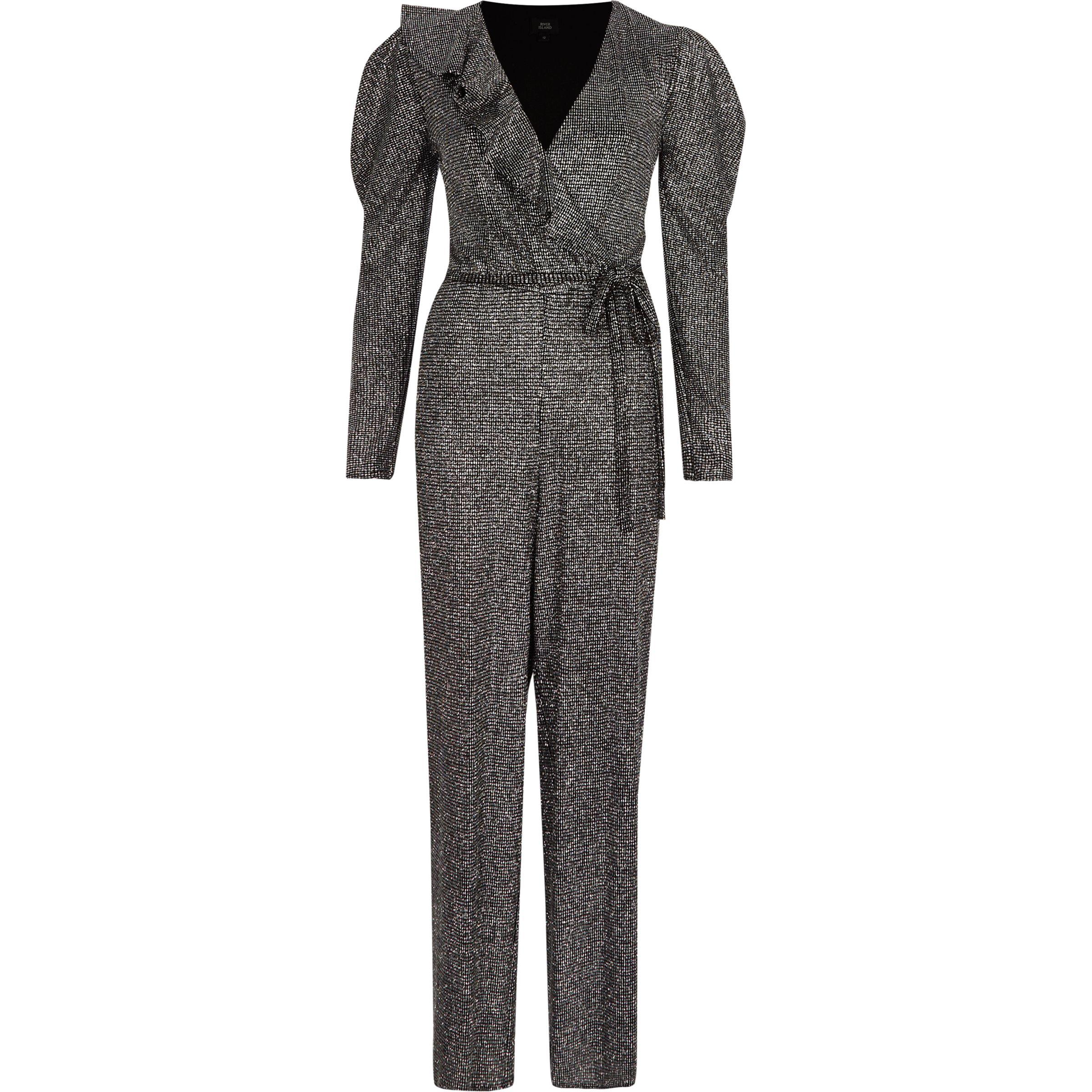 river island sparkly jumpsuit