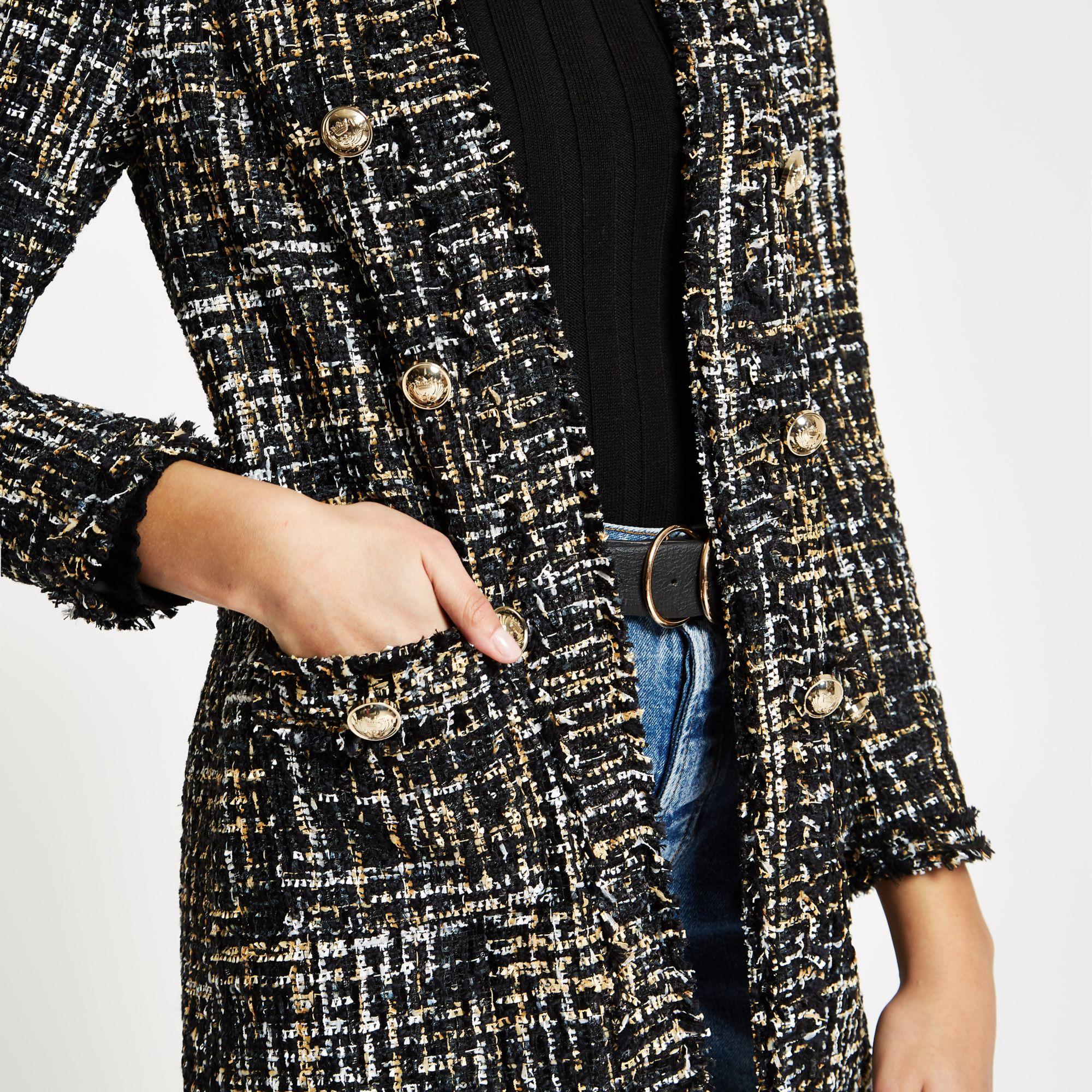 Long boucle outlet jacket