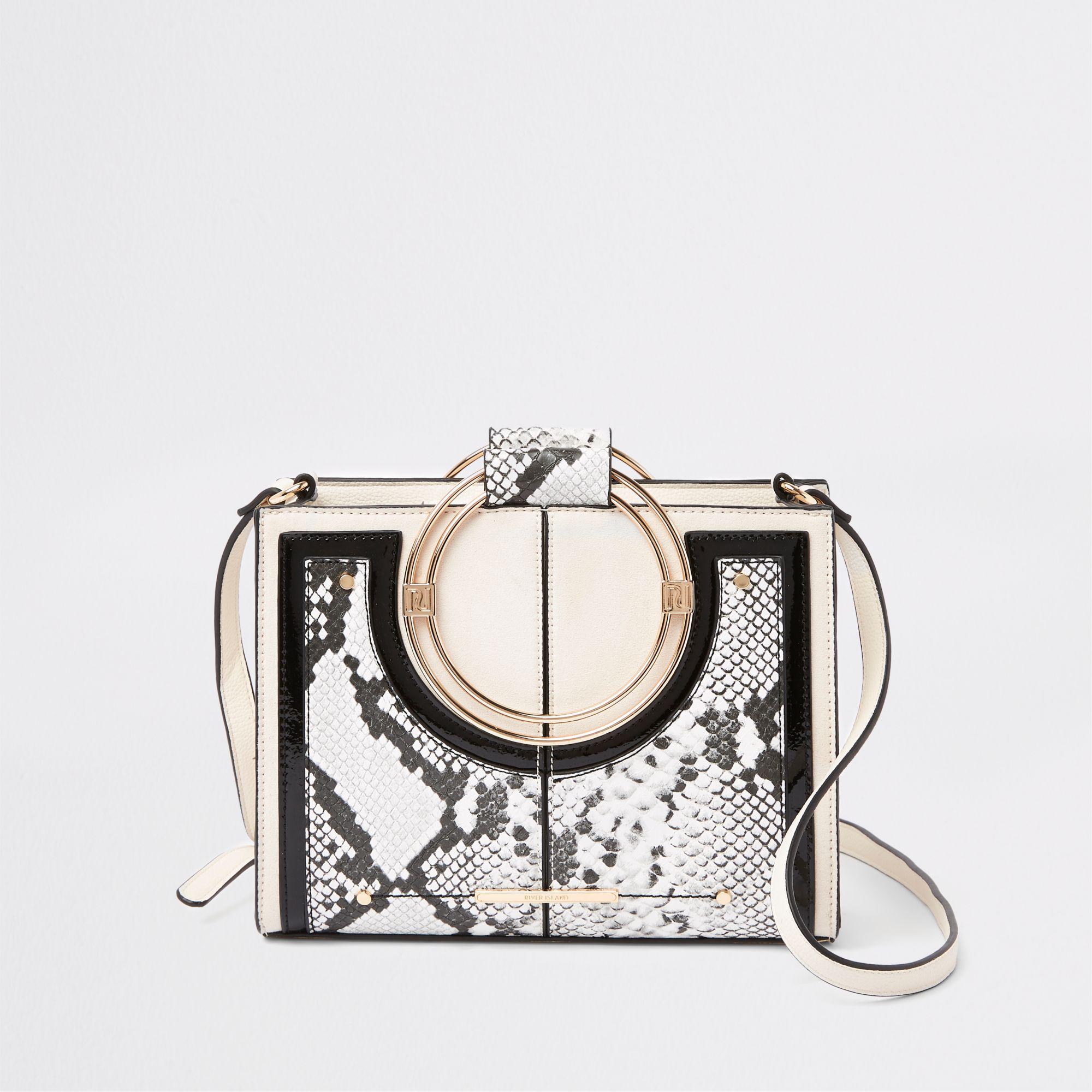 River island snake print purse new arrivals