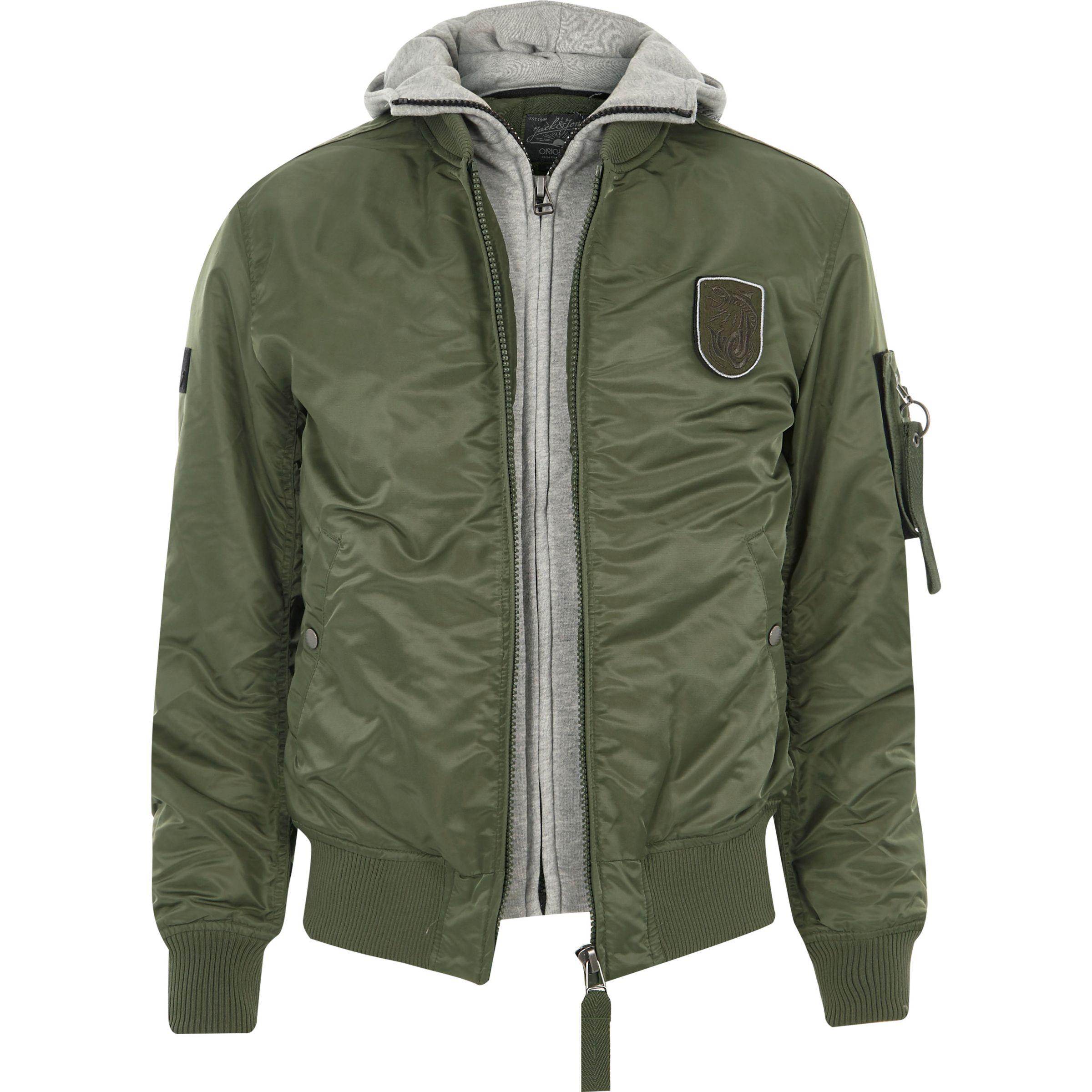 green jack and jones hoodie
