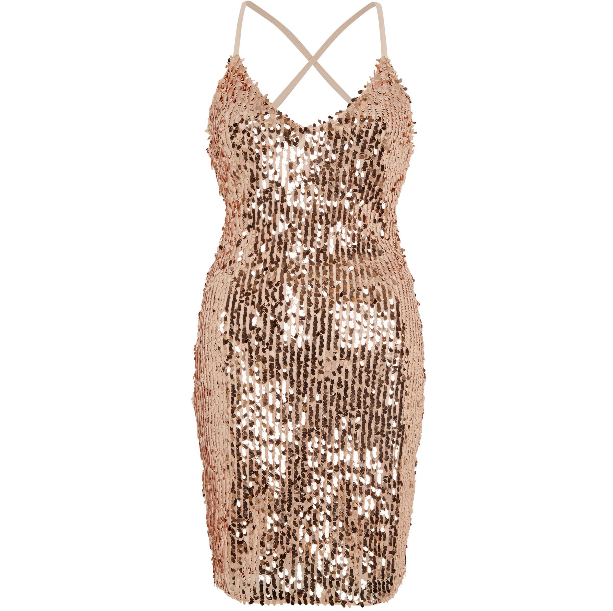 river island sparkly dress