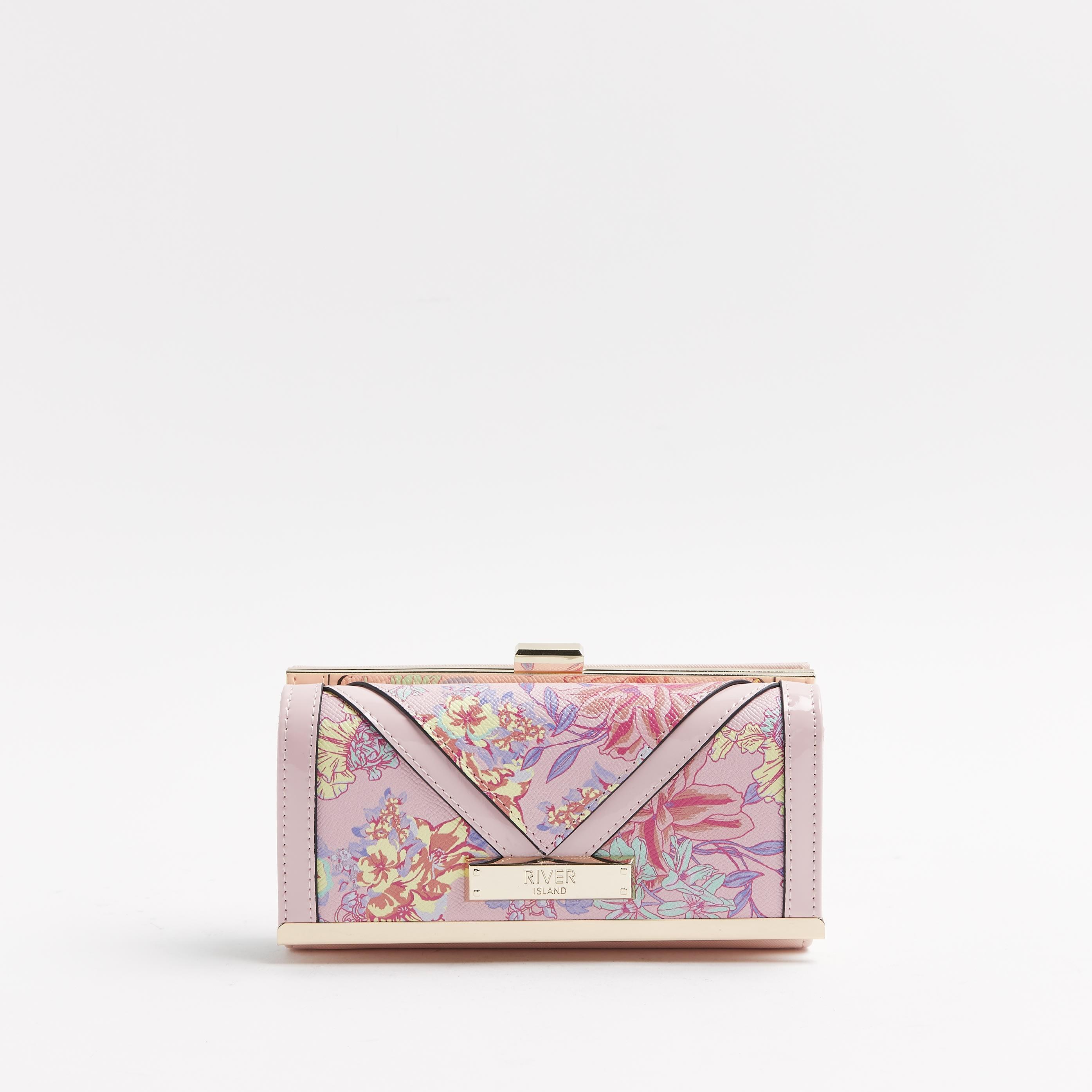 Embroidered Pink Floral Bag - Colour Cocoon