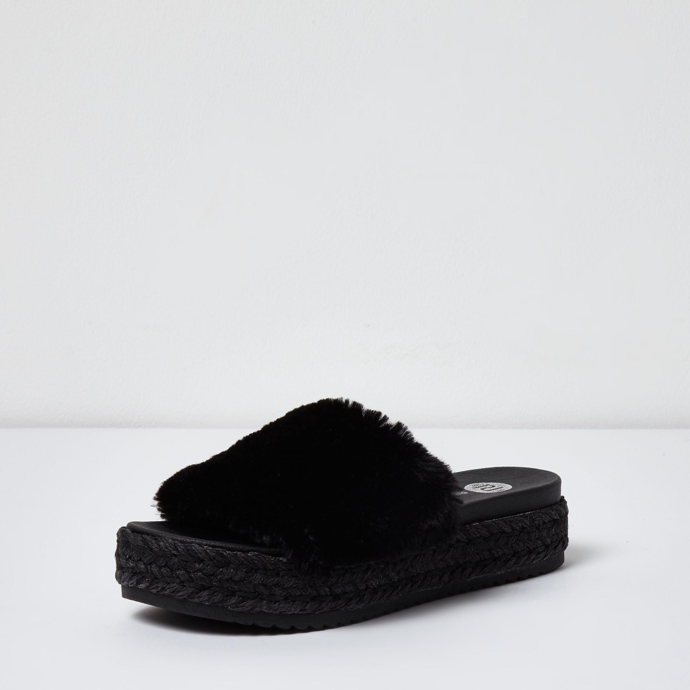 espadrille sliders