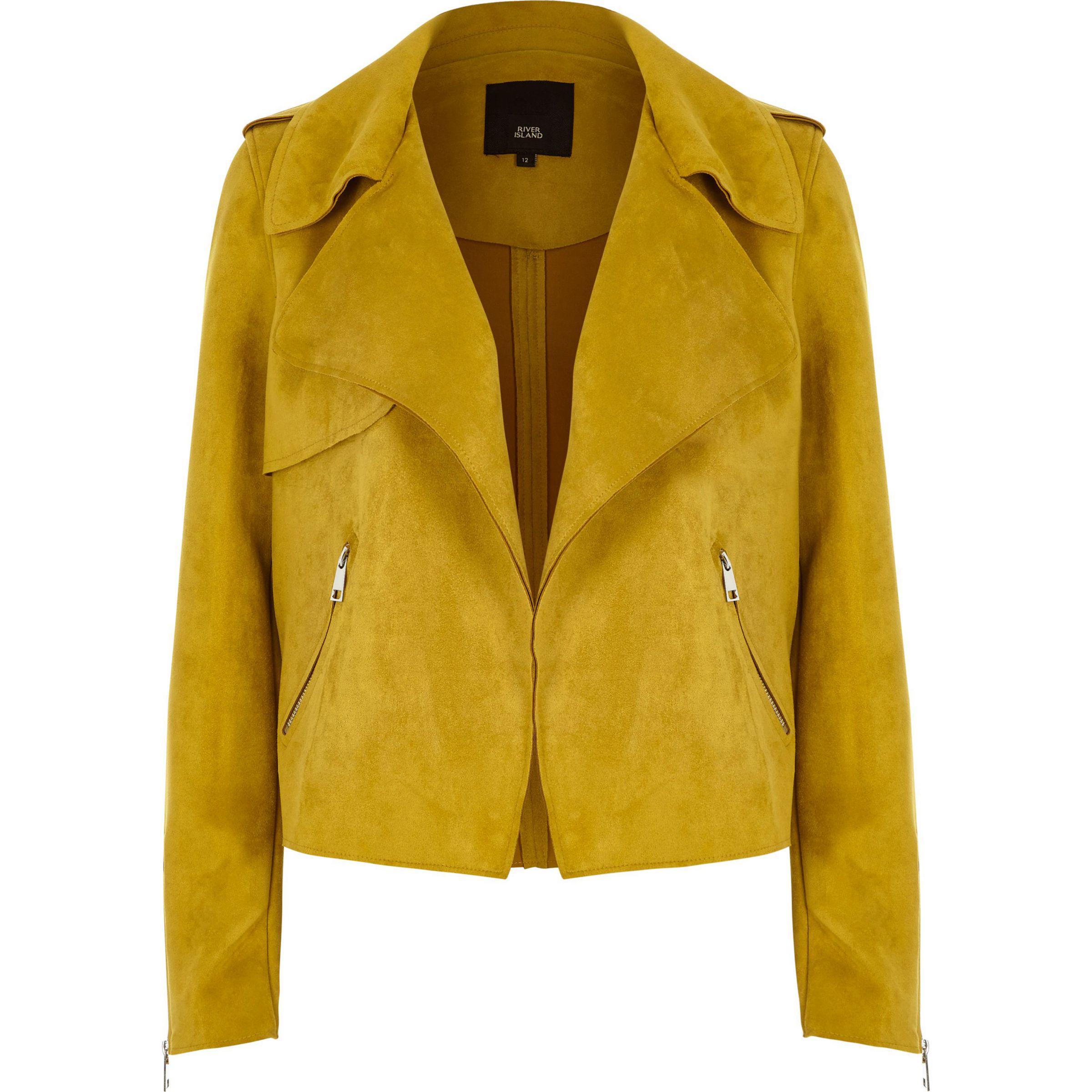 River island mustard jacket clearance