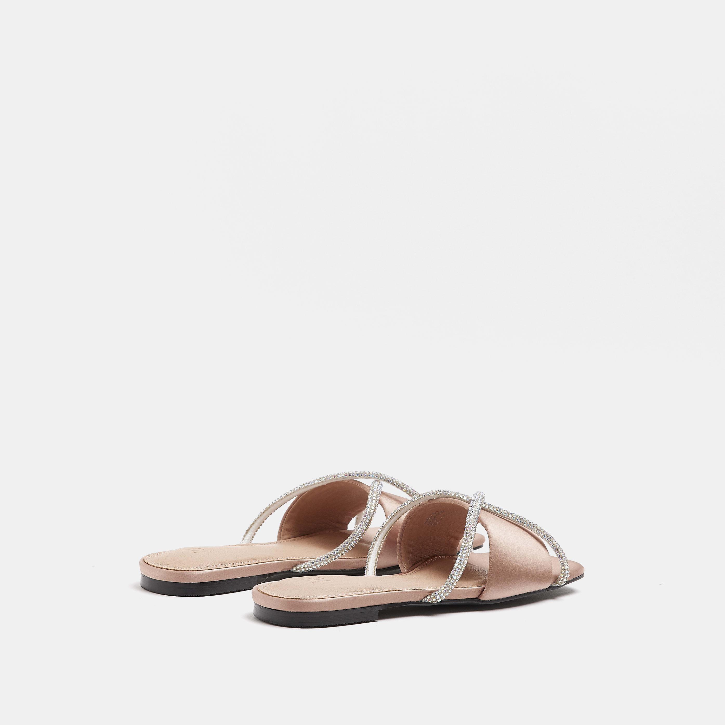 Diamante sandals river clearance island