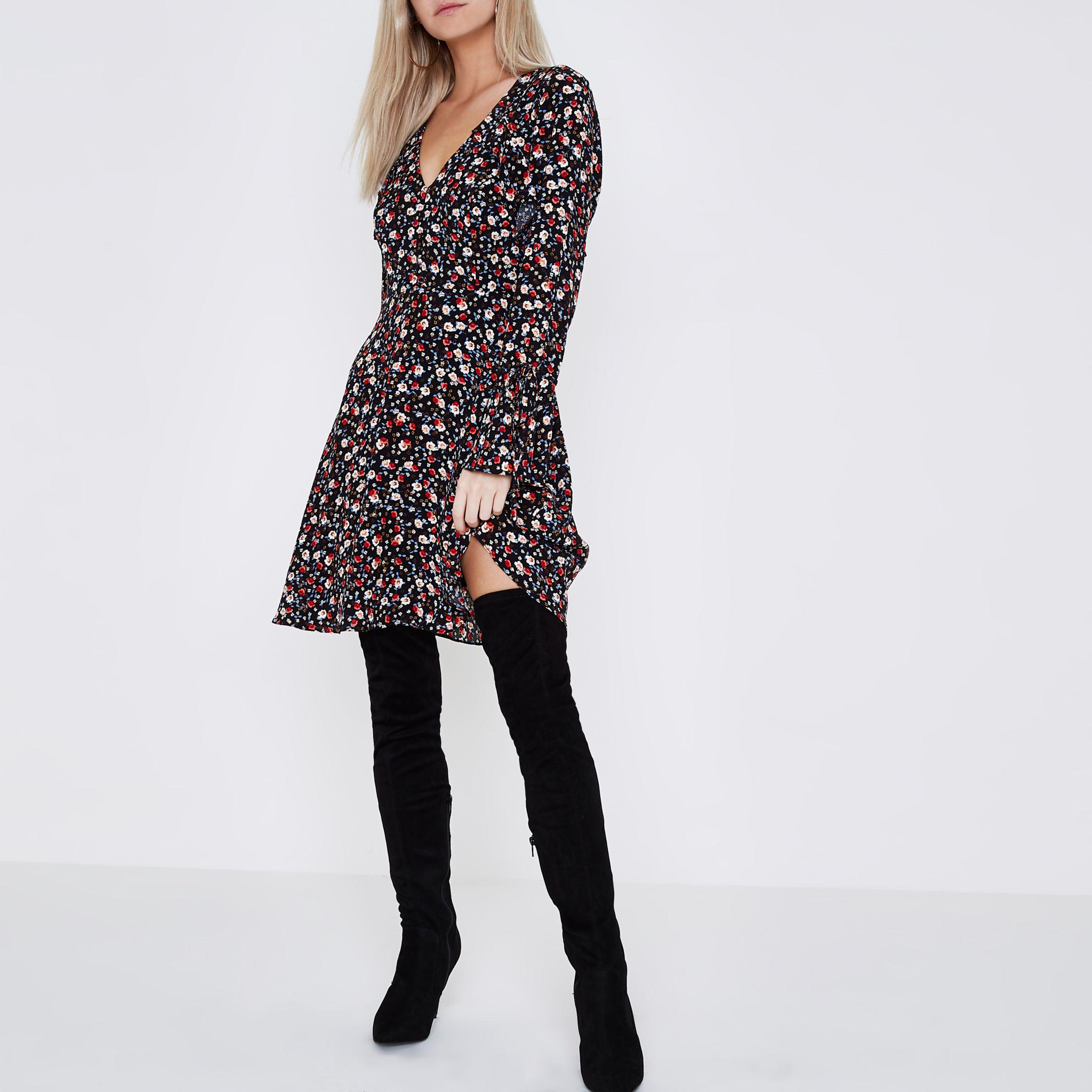 river island ditsy dress