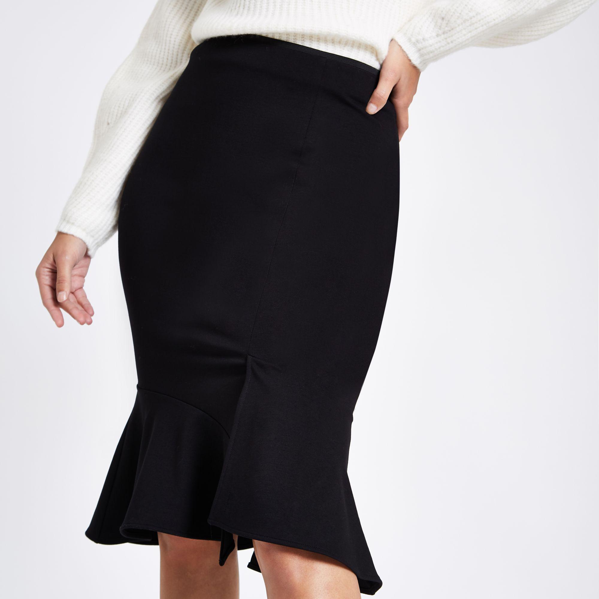 navy drawstring skirt