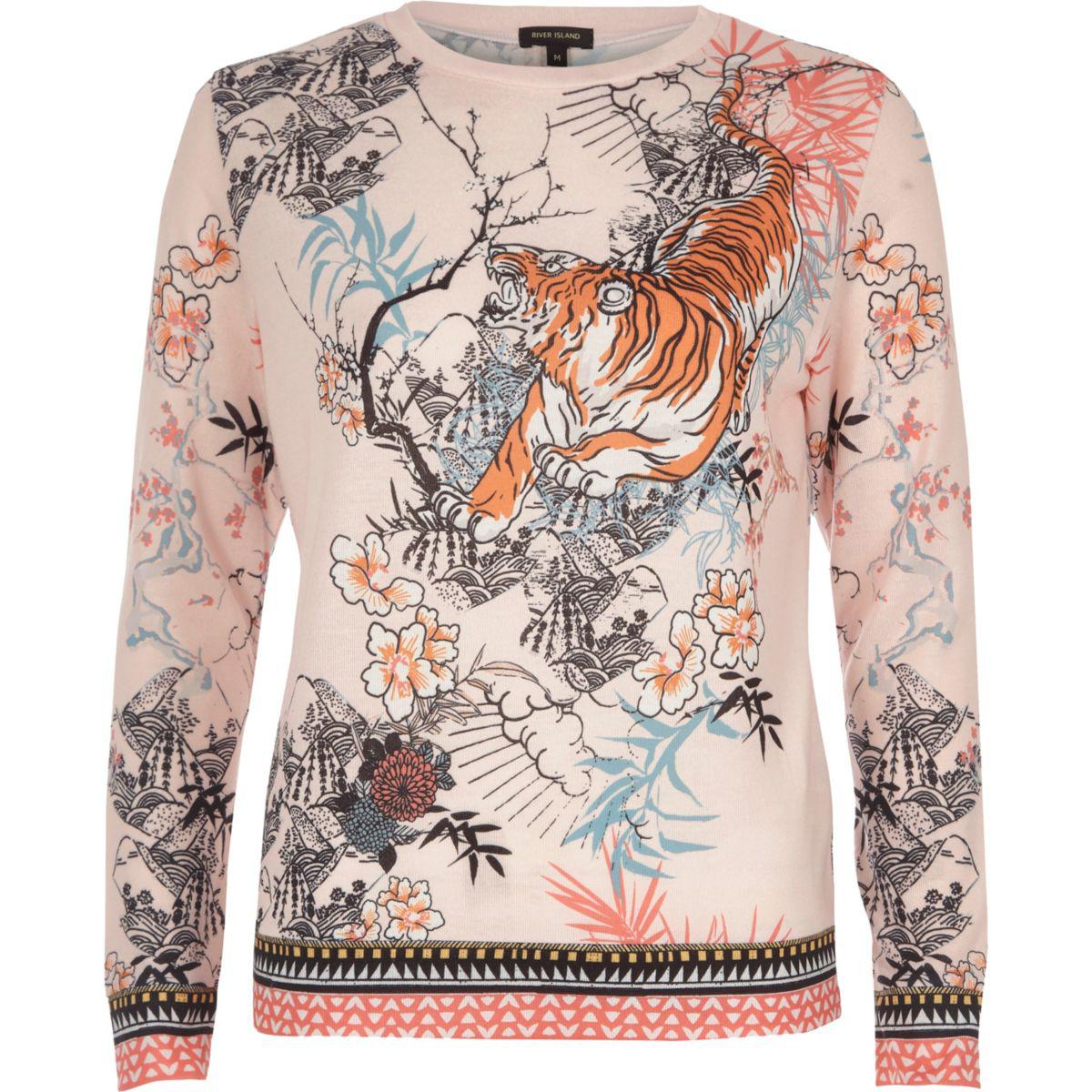 tiger print jersey