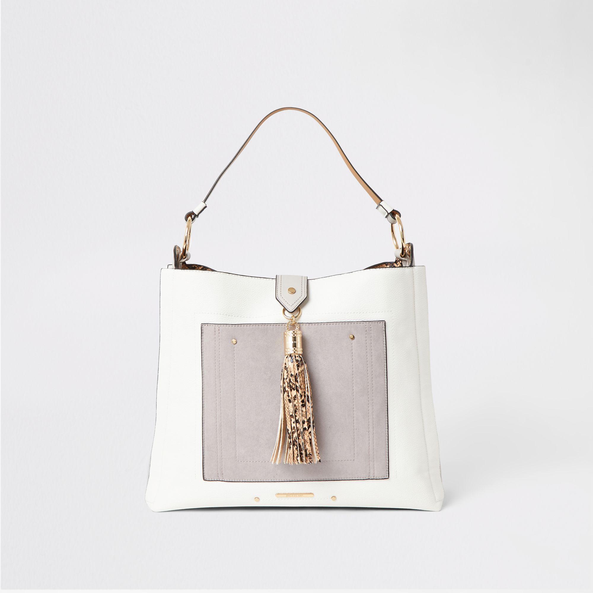 slouch bag grey