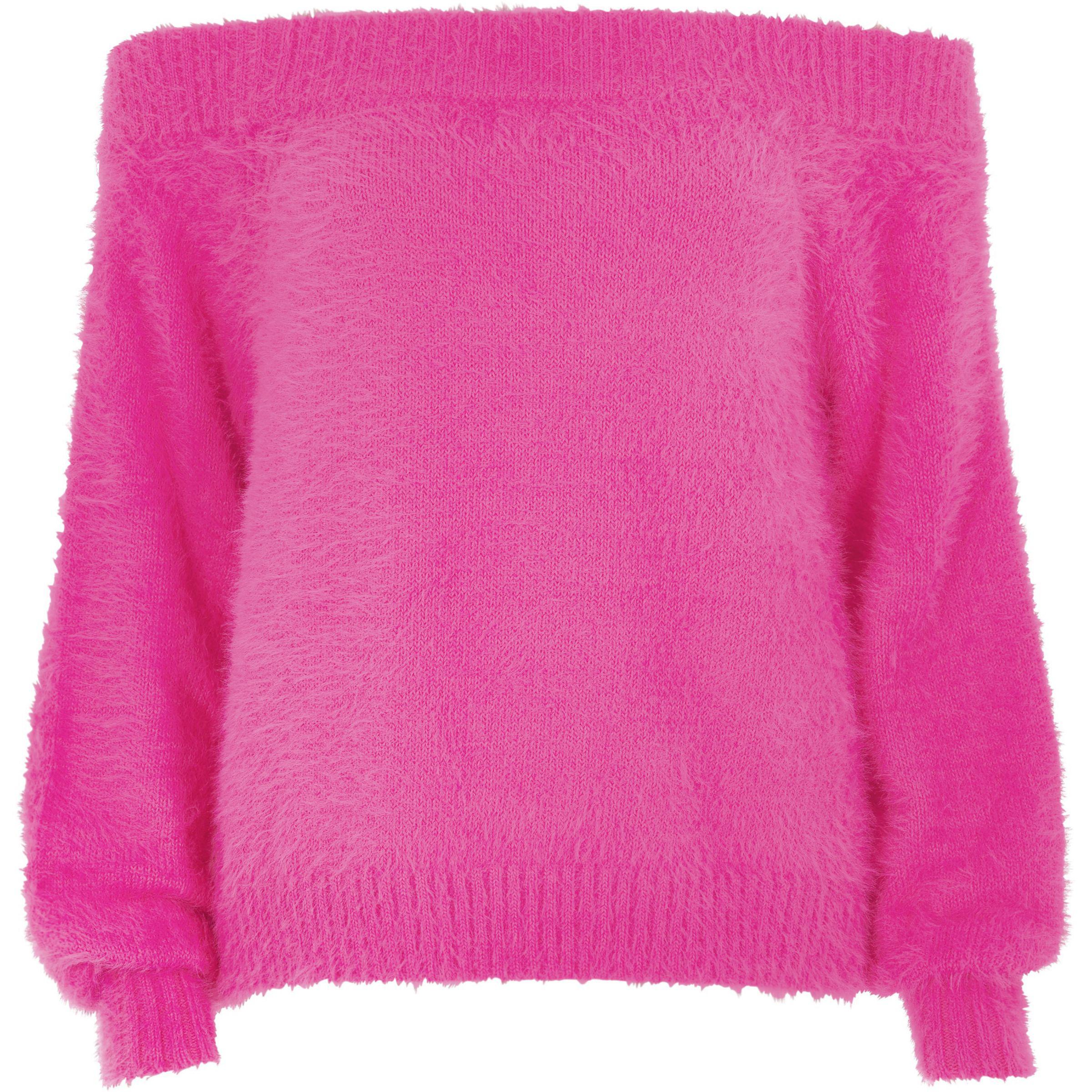 bardot pink jumper
