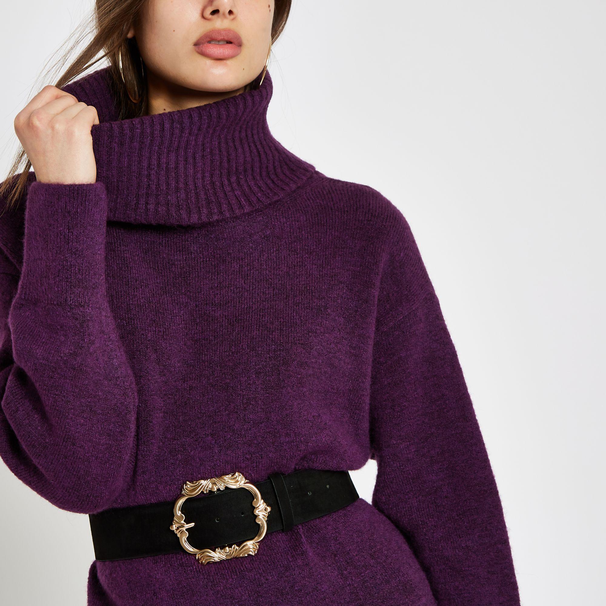 Purple roll neck Clearance