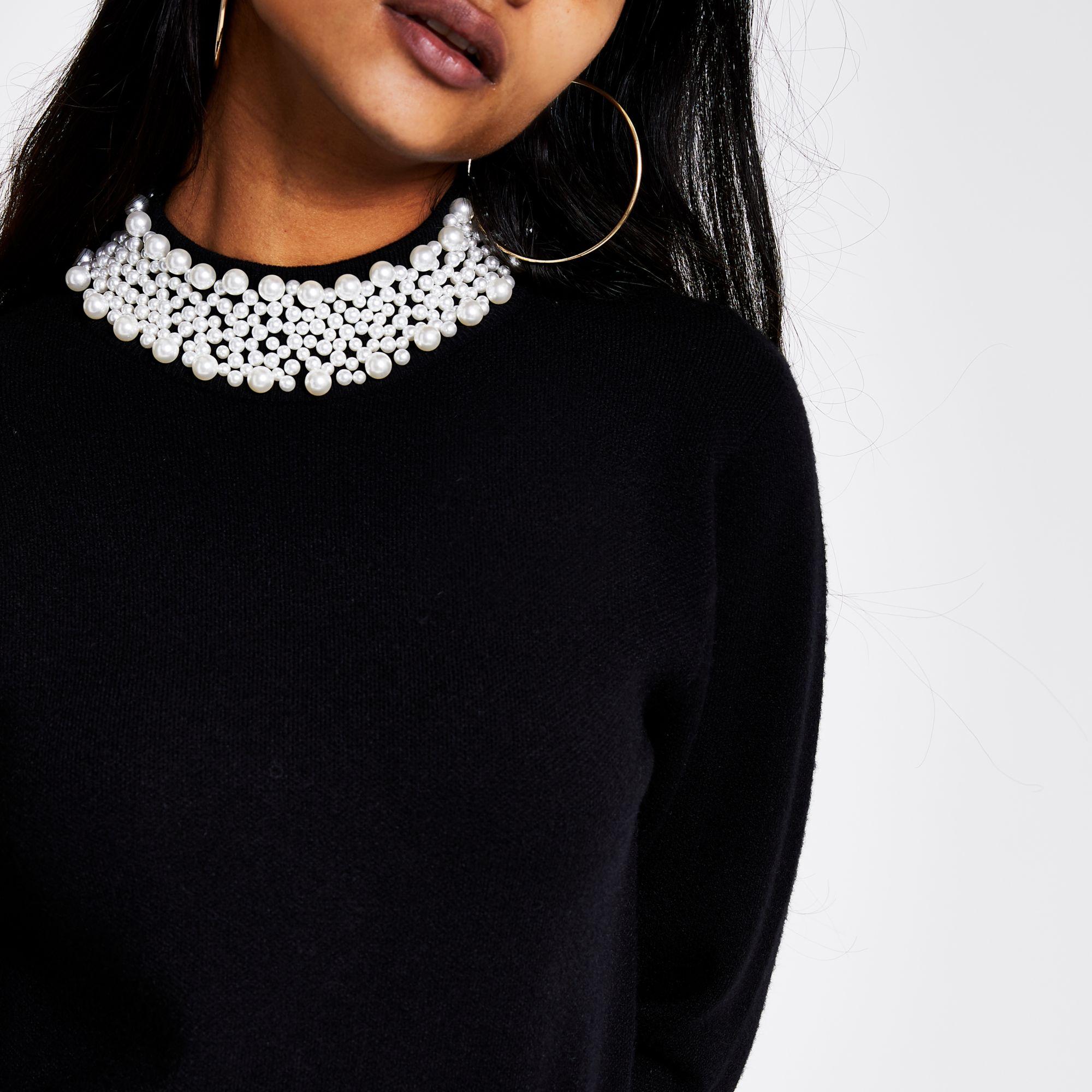 River Island Petite Black Pearl 