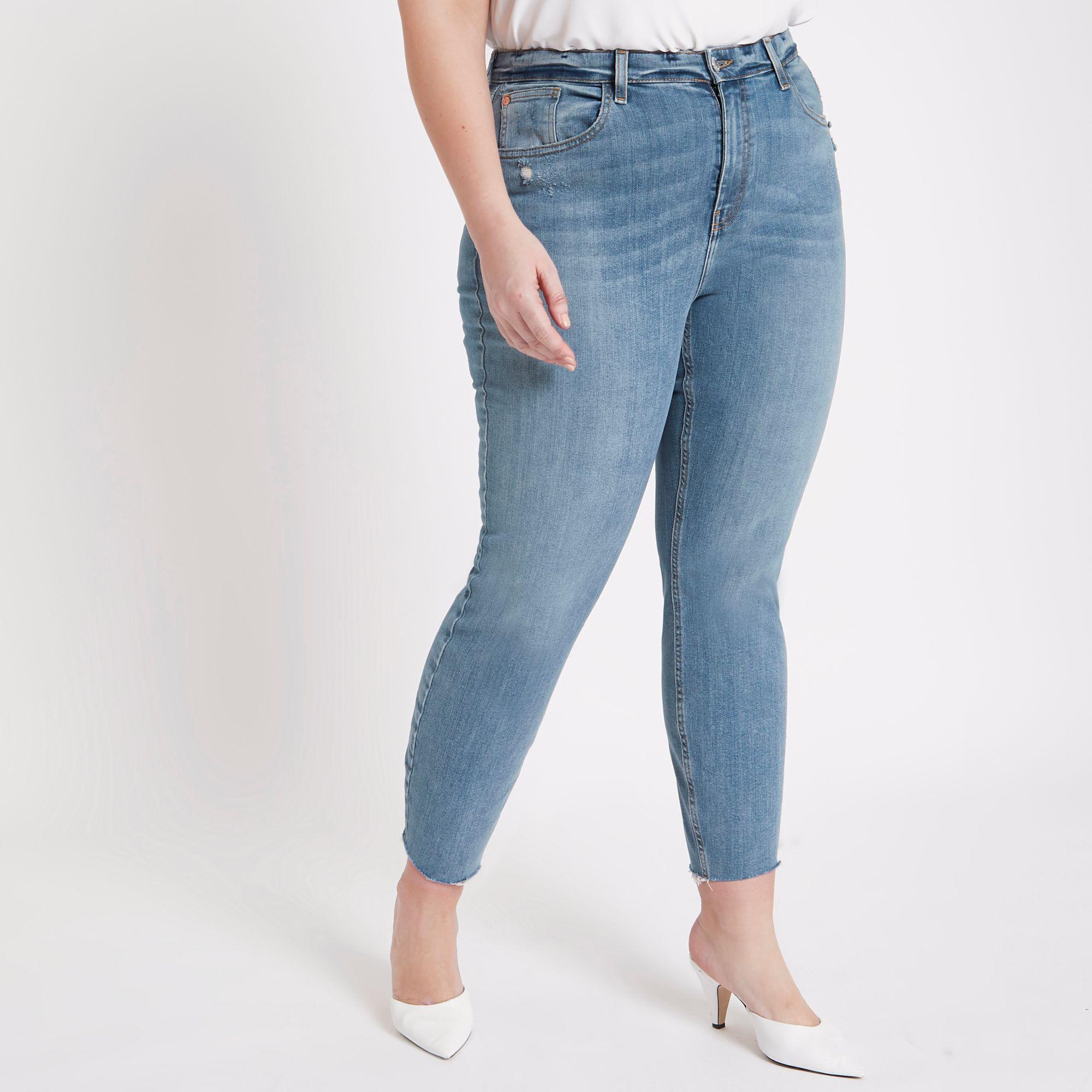 river island plus jeans