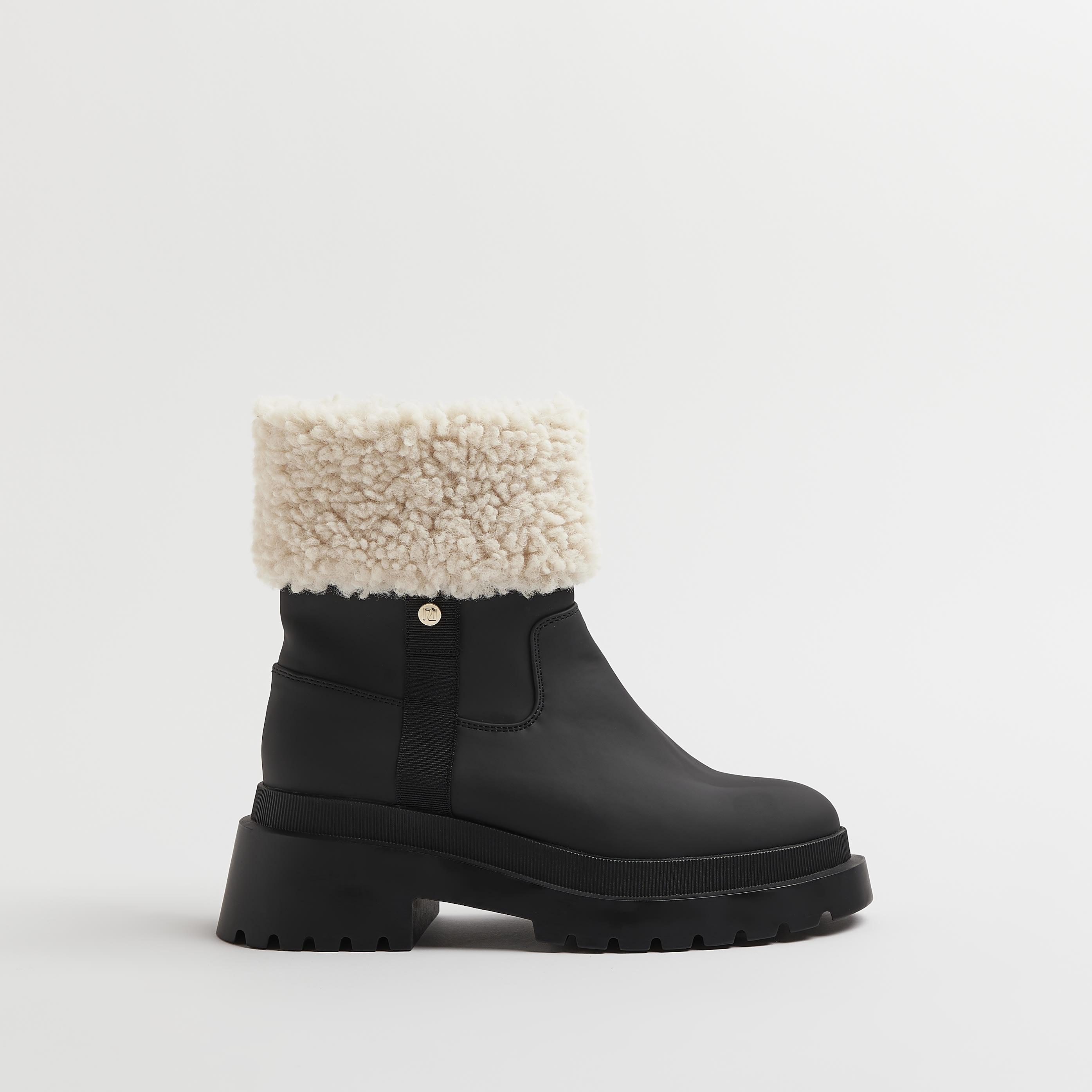 River island deals fur boots