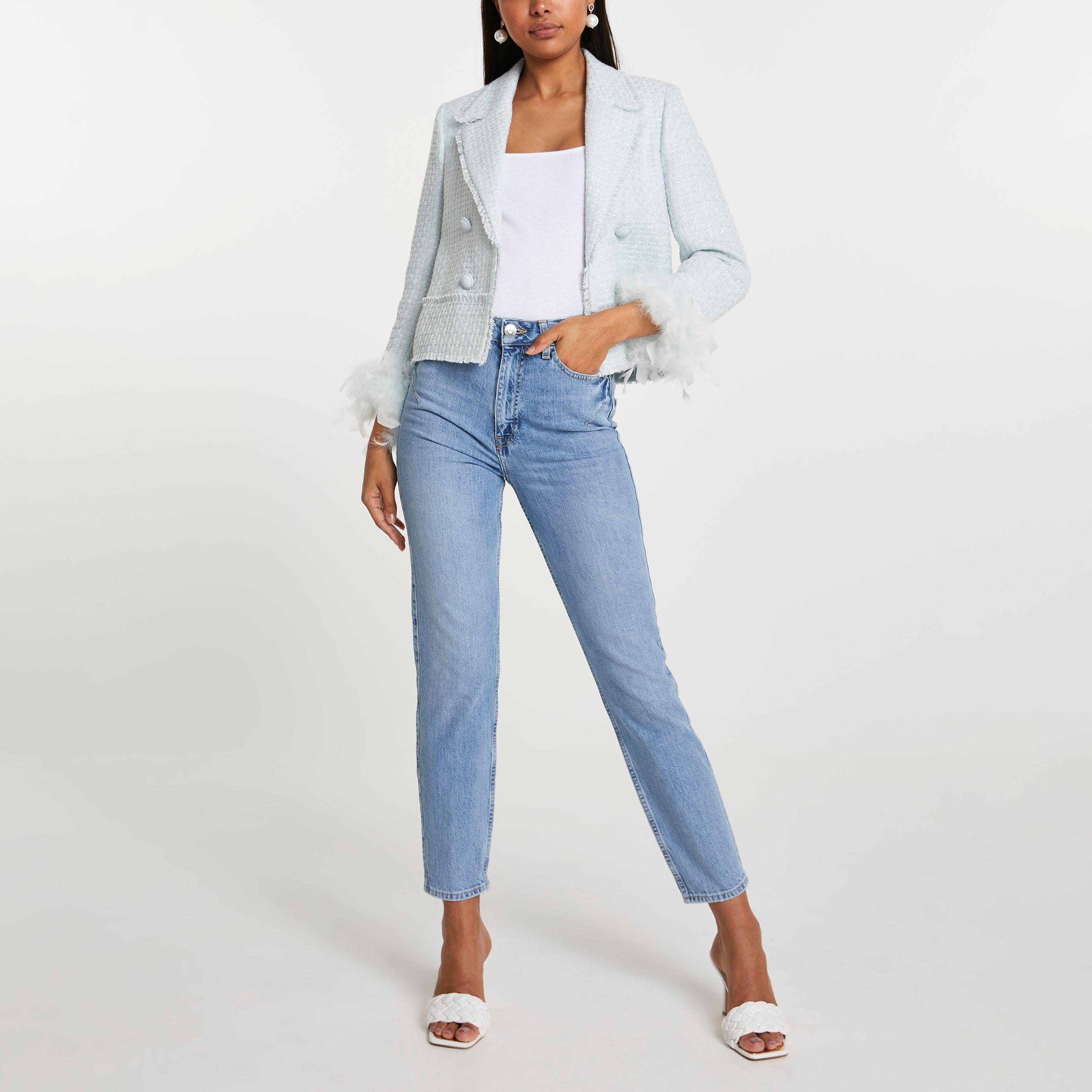 River island feather jeans Clearance